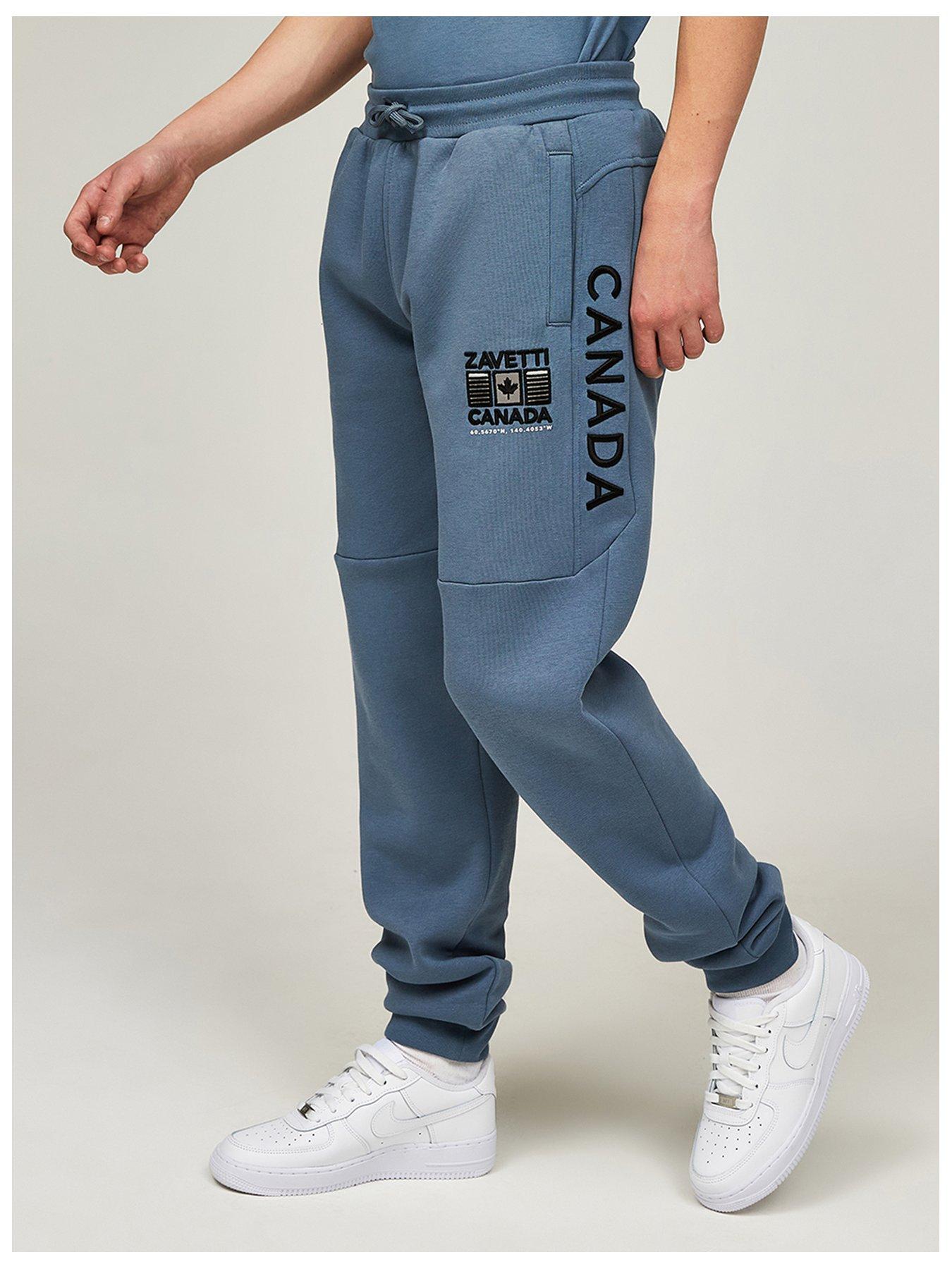 Image of Zavetti Canada Junior Boys Ovello Jogger - Blue/Grey