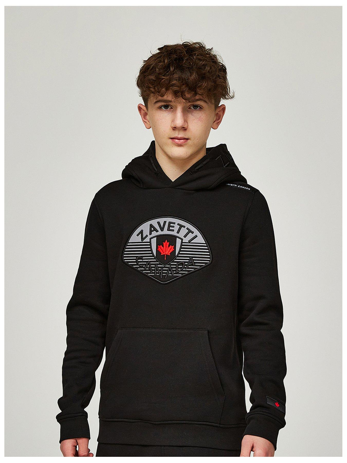 zavetti-canada-junior-boys-botticini-reflective-oth-hoodie-black