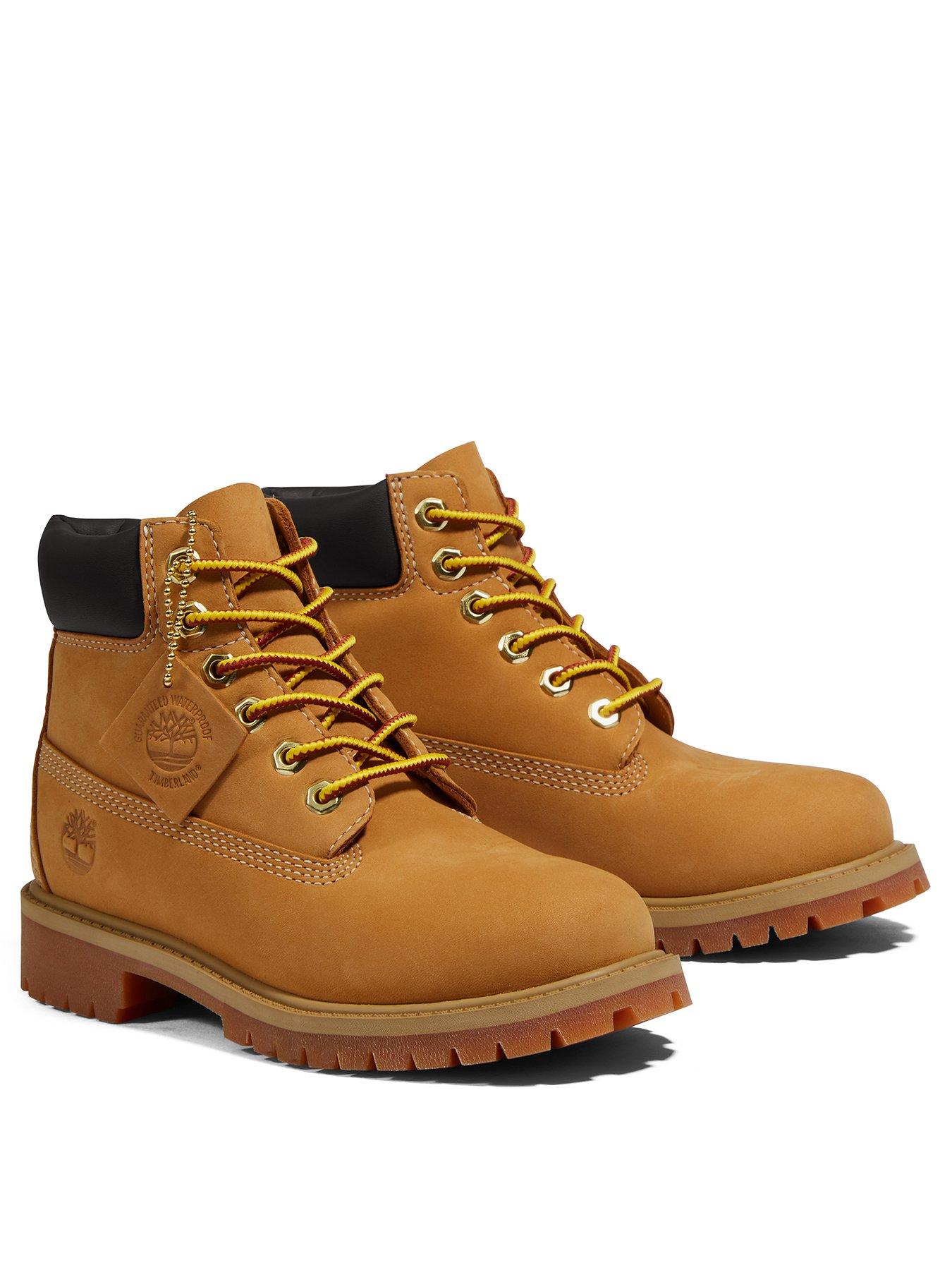 Image 2 of 6 of Timberland Junior 6 In Lace Waterproof Boots - Brown