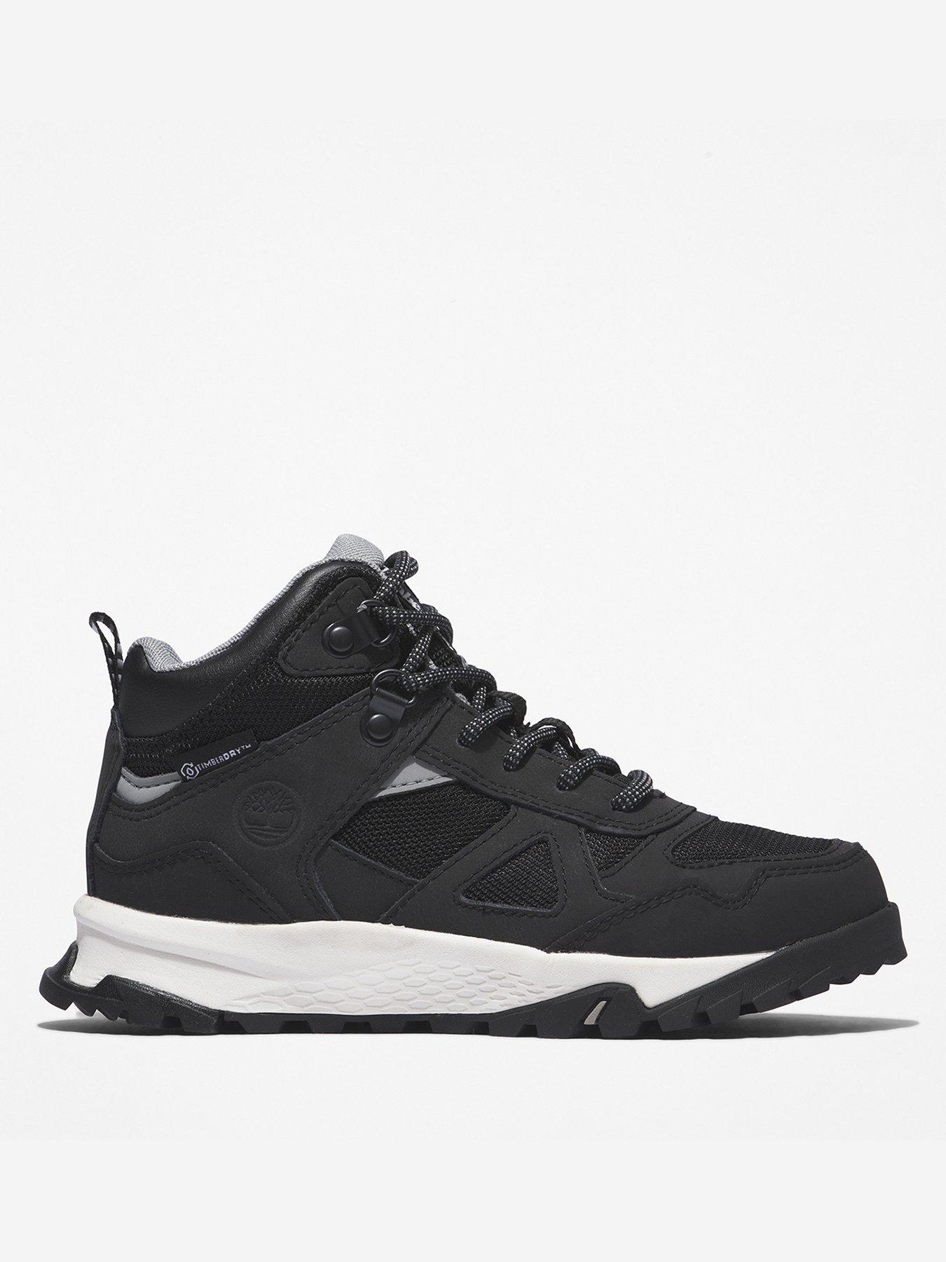 Image 1 of 6 of Timberland Youth Mid Lc Waterproof Hike Boot - Black