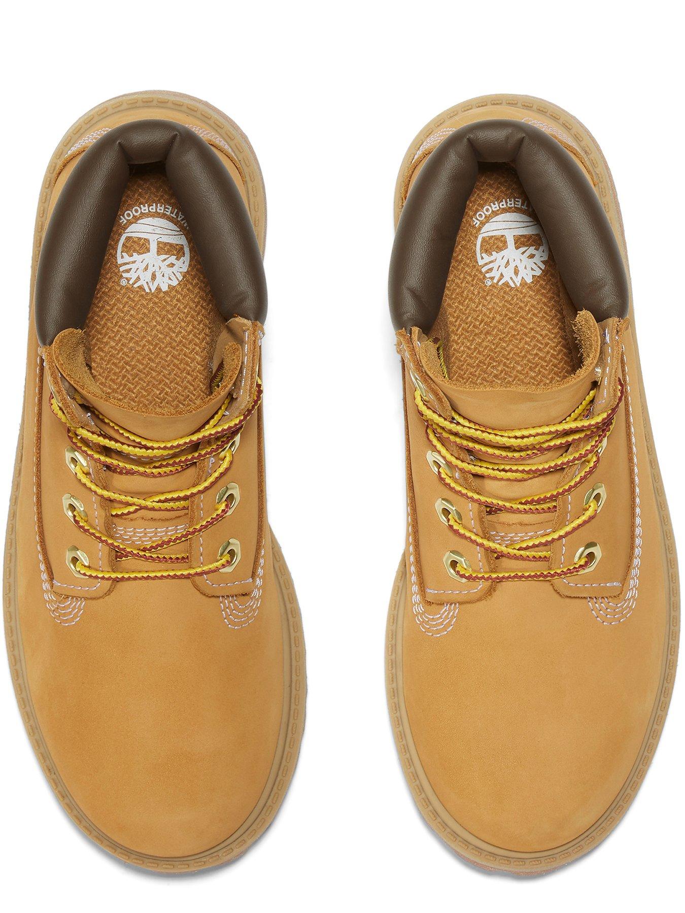 Image 3 of 5 of Timberland Youth 6 In Lace Waterproof Boots - Brown