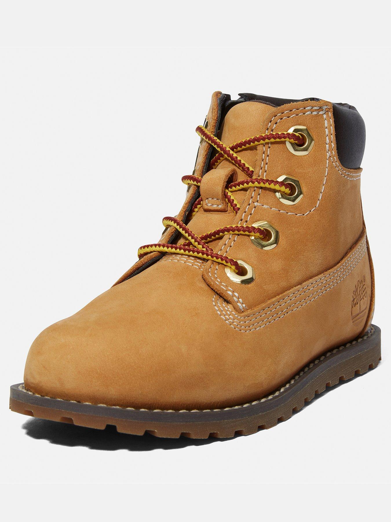 Image 2 of 6 of Timberland Toddler Mid Lace Zip Boots - Brown