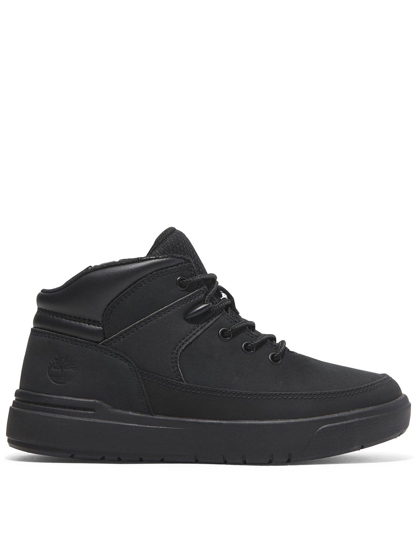 Timberland Youth Mid Lace Boots  - Black