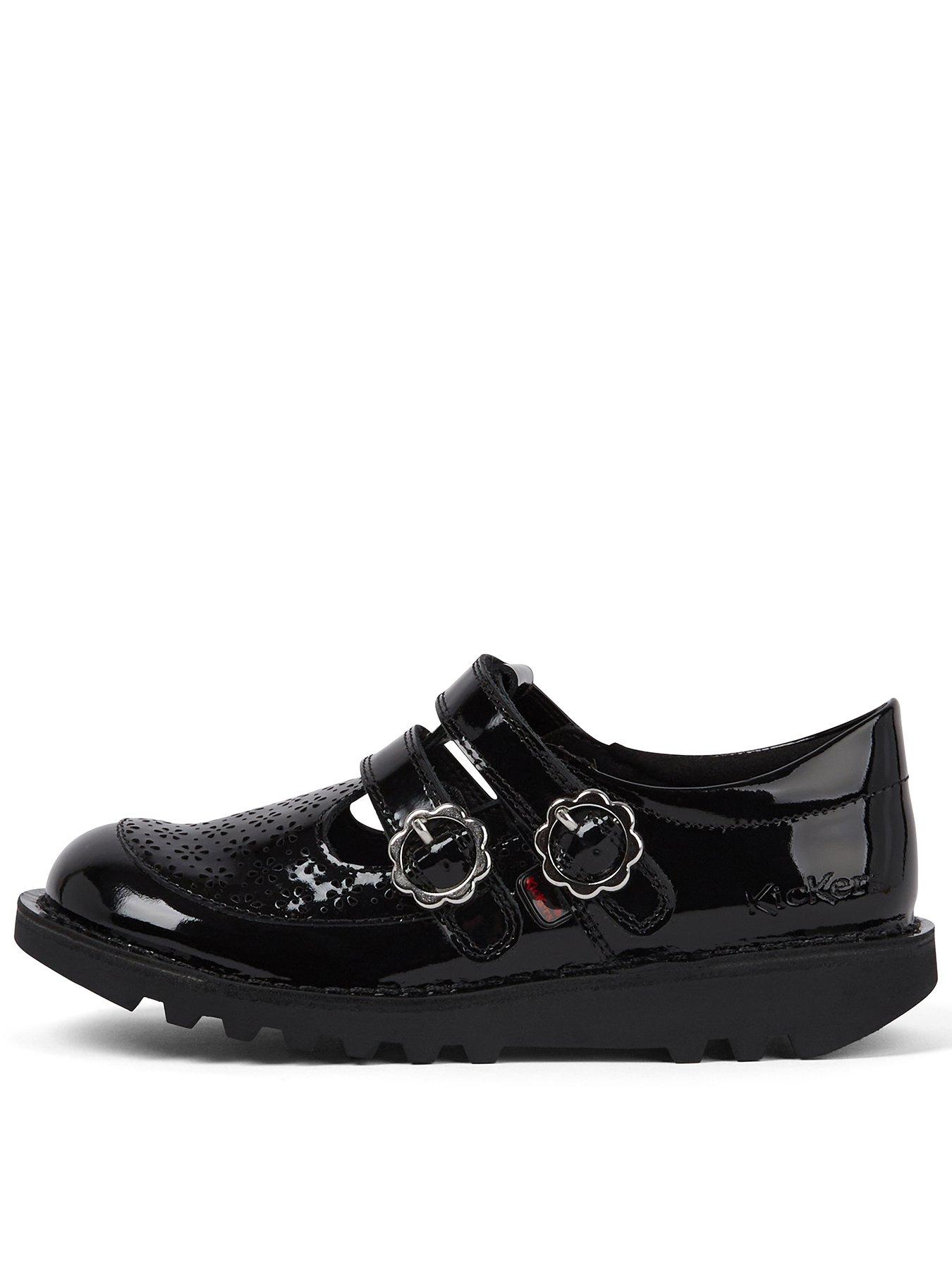 Kickers Junior Kick Tbar Meadow Patl Jf Blk