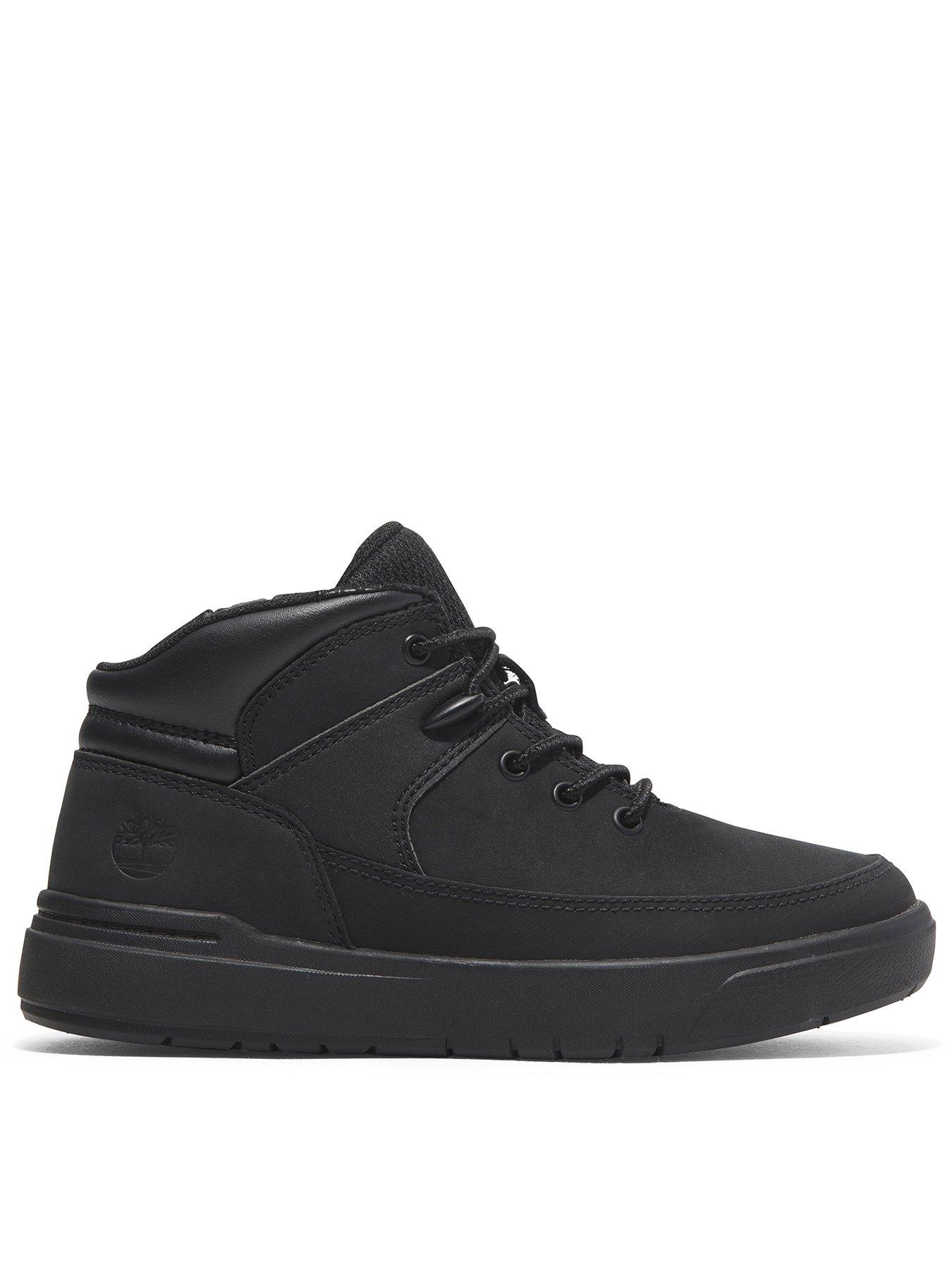 Timberland Junior Mid-Height Lace-Up Sneakers - Black