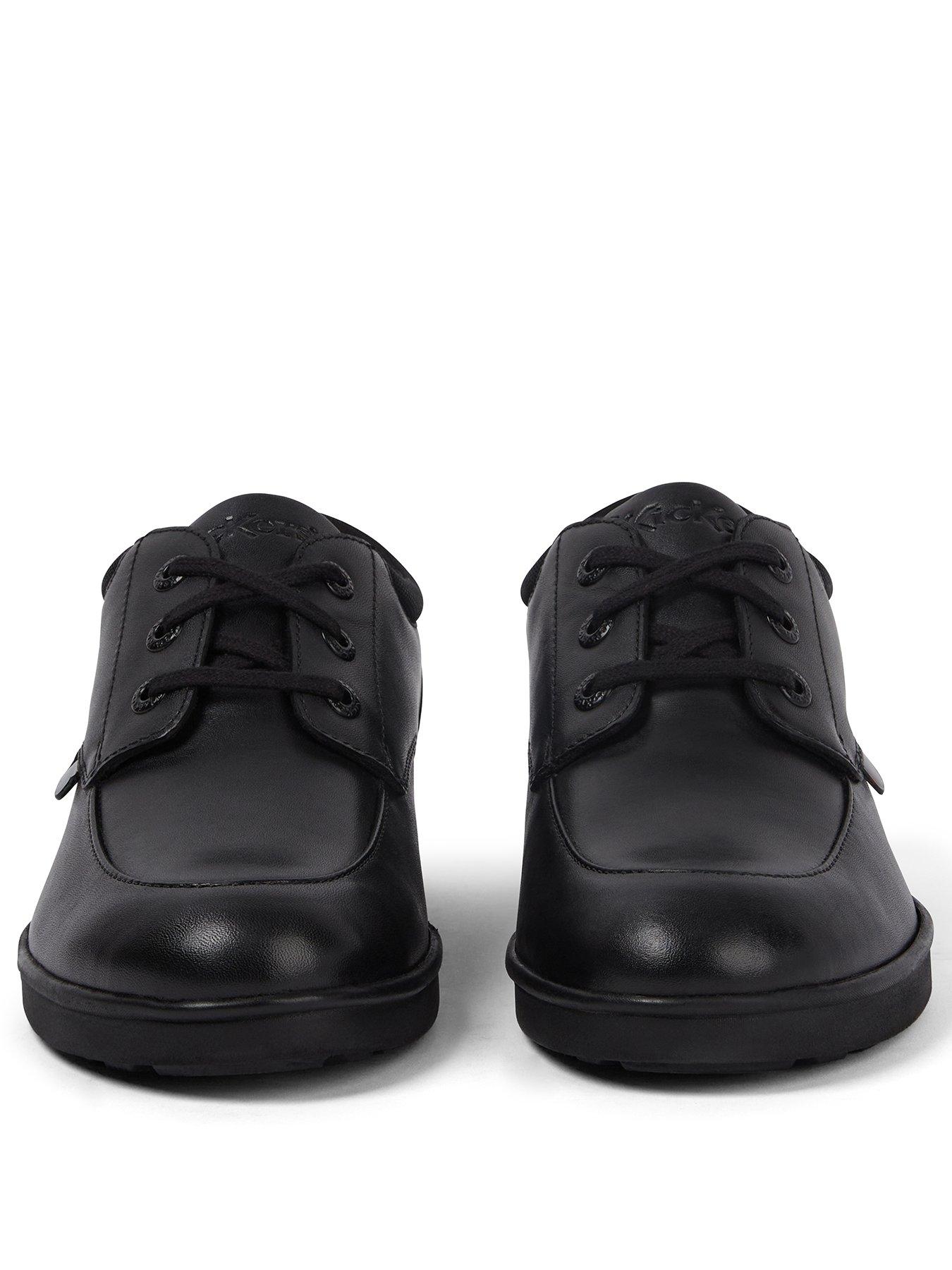 kickers-youth-troiko-lo-lthr-ym-blk-blackstillFront