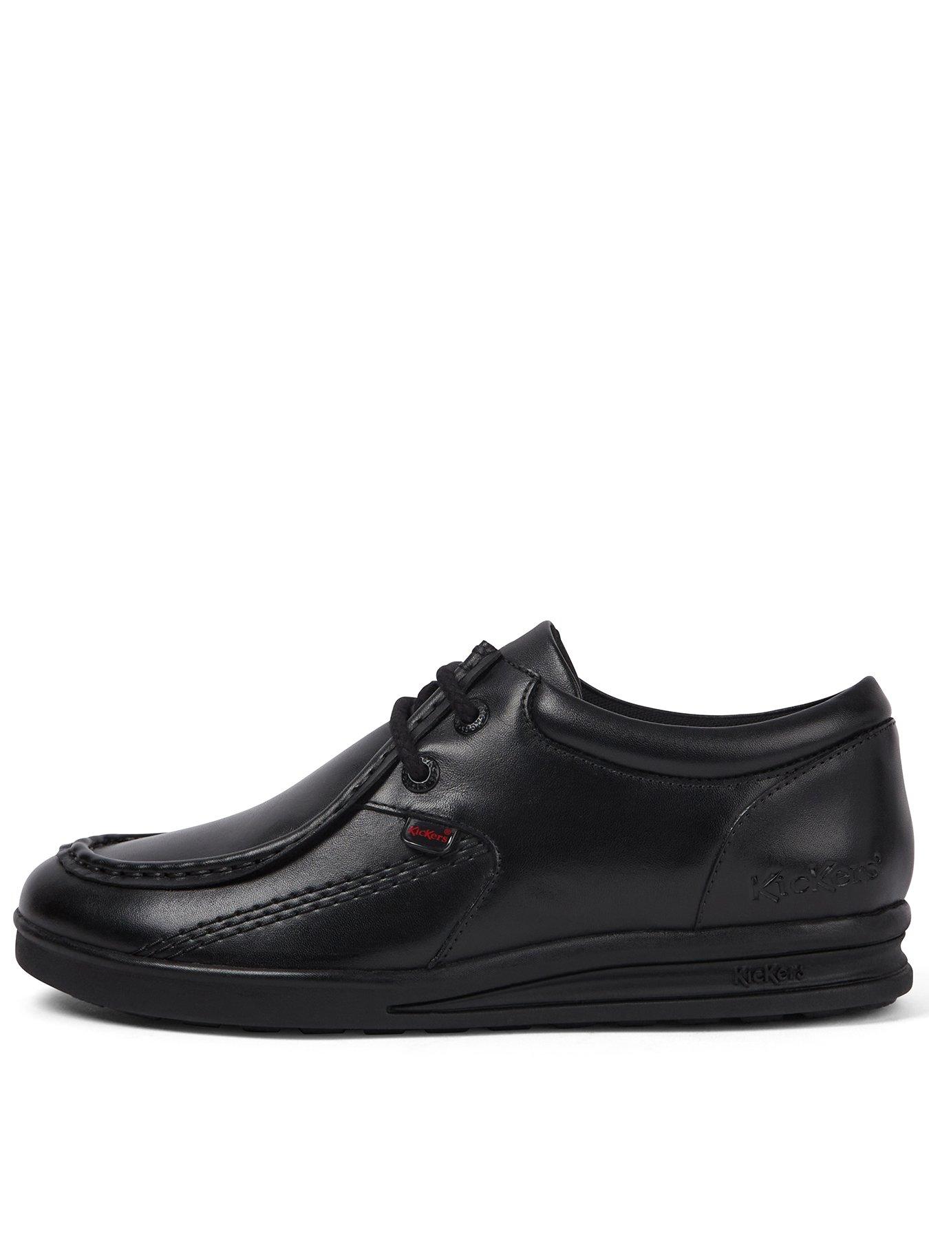 Kickers Youth Troiko Wall Lthr Ym Blk - Black