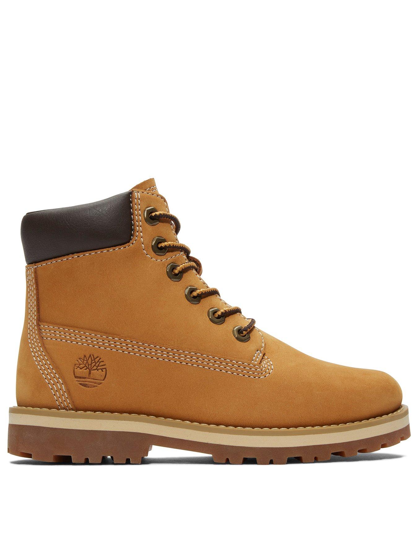 Timberland Youth Mid Lace Boots - Brown