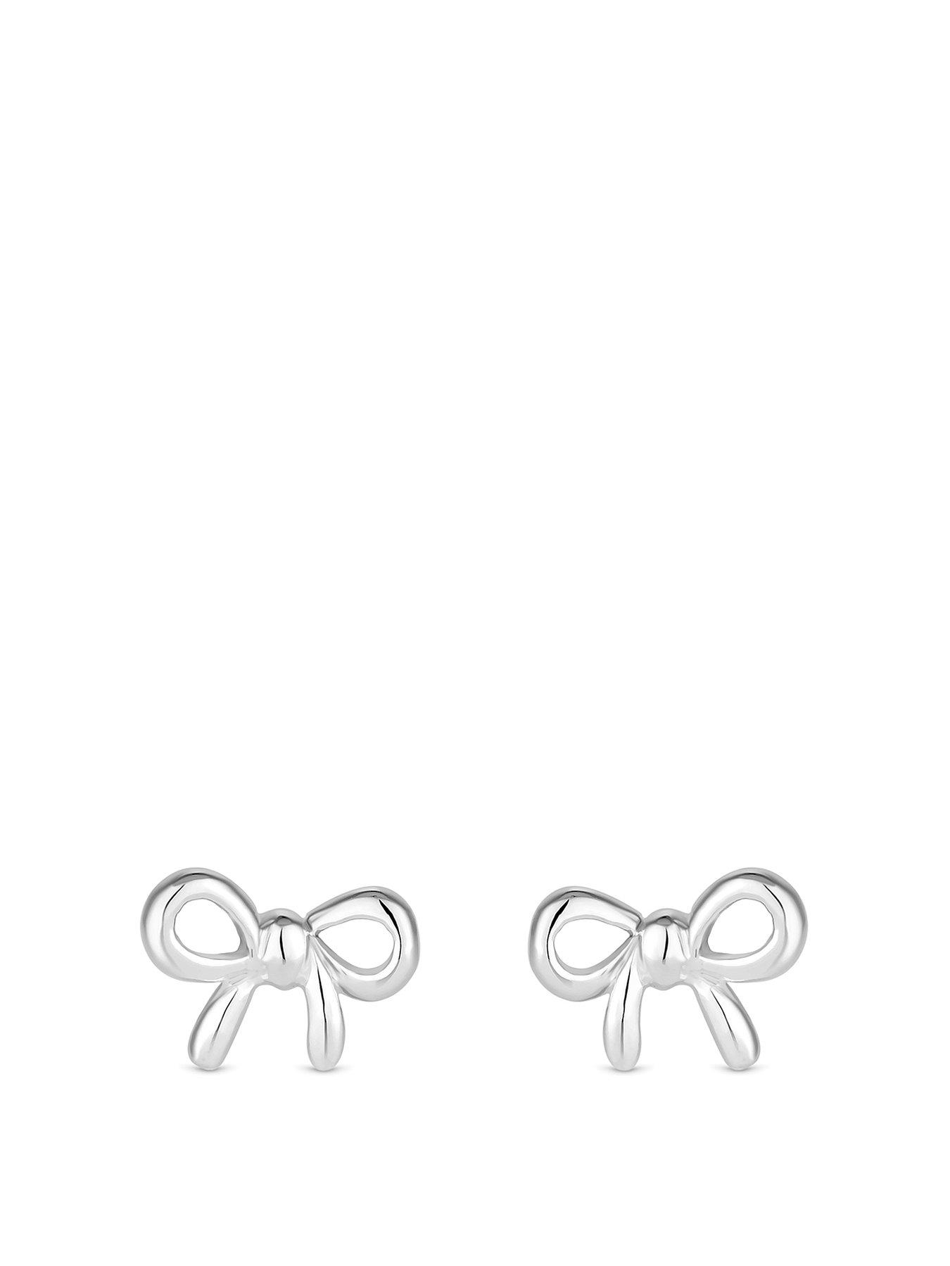 simply-silver-simply-silver-sterling-silver-925-polished-bow-stud-earrings