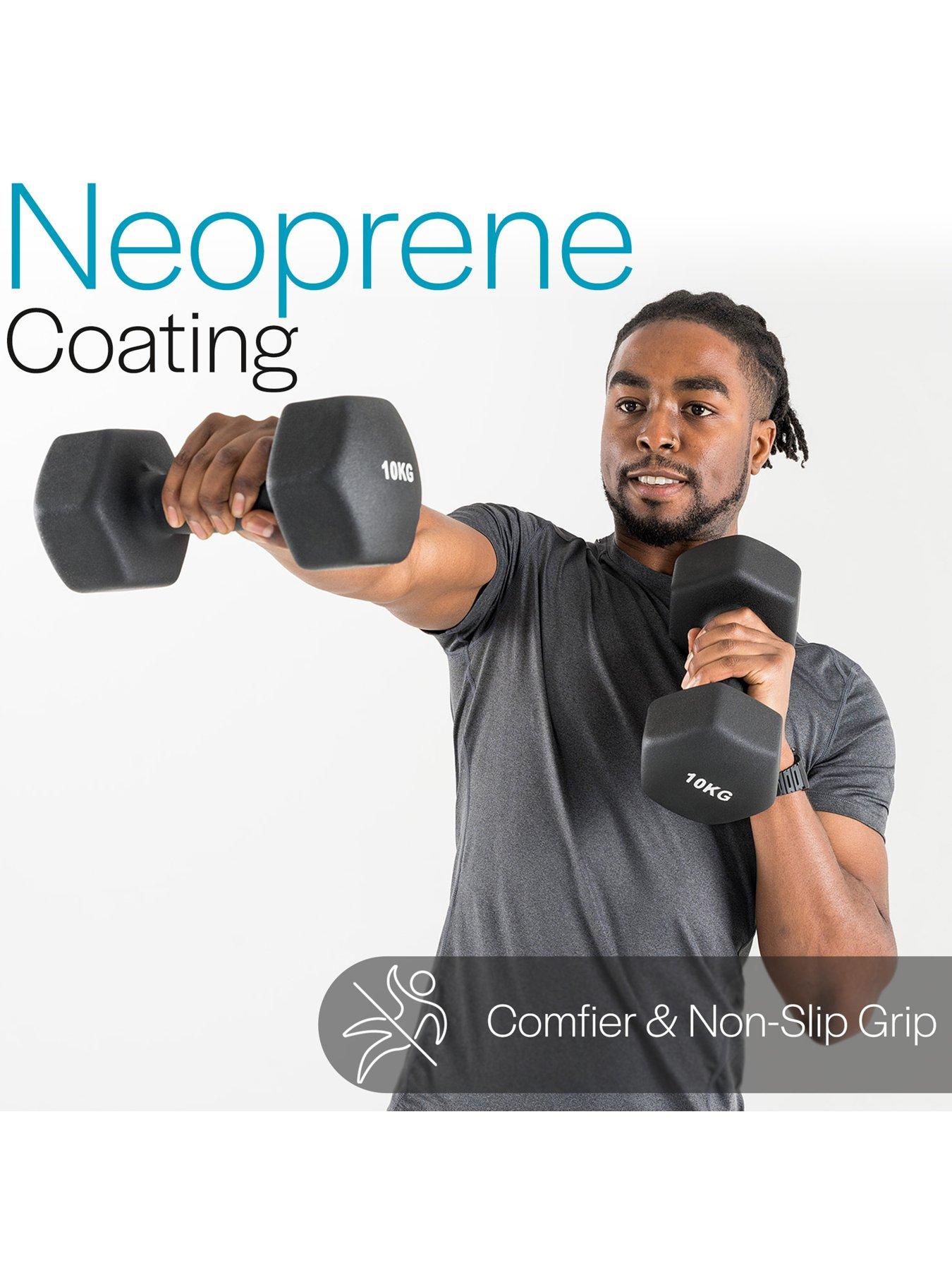 core-balance-hex-neoprene-dumbbells-2-x-10kgdetail