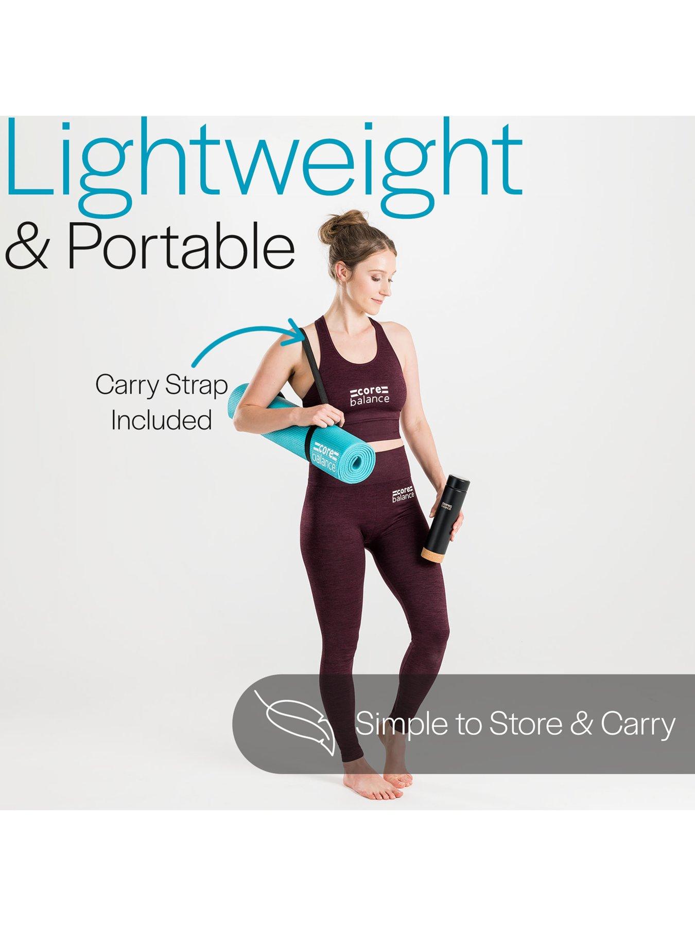 Image 4 of 6 of Core Balance Teal PVC Yoga Mat (6mm Thick)