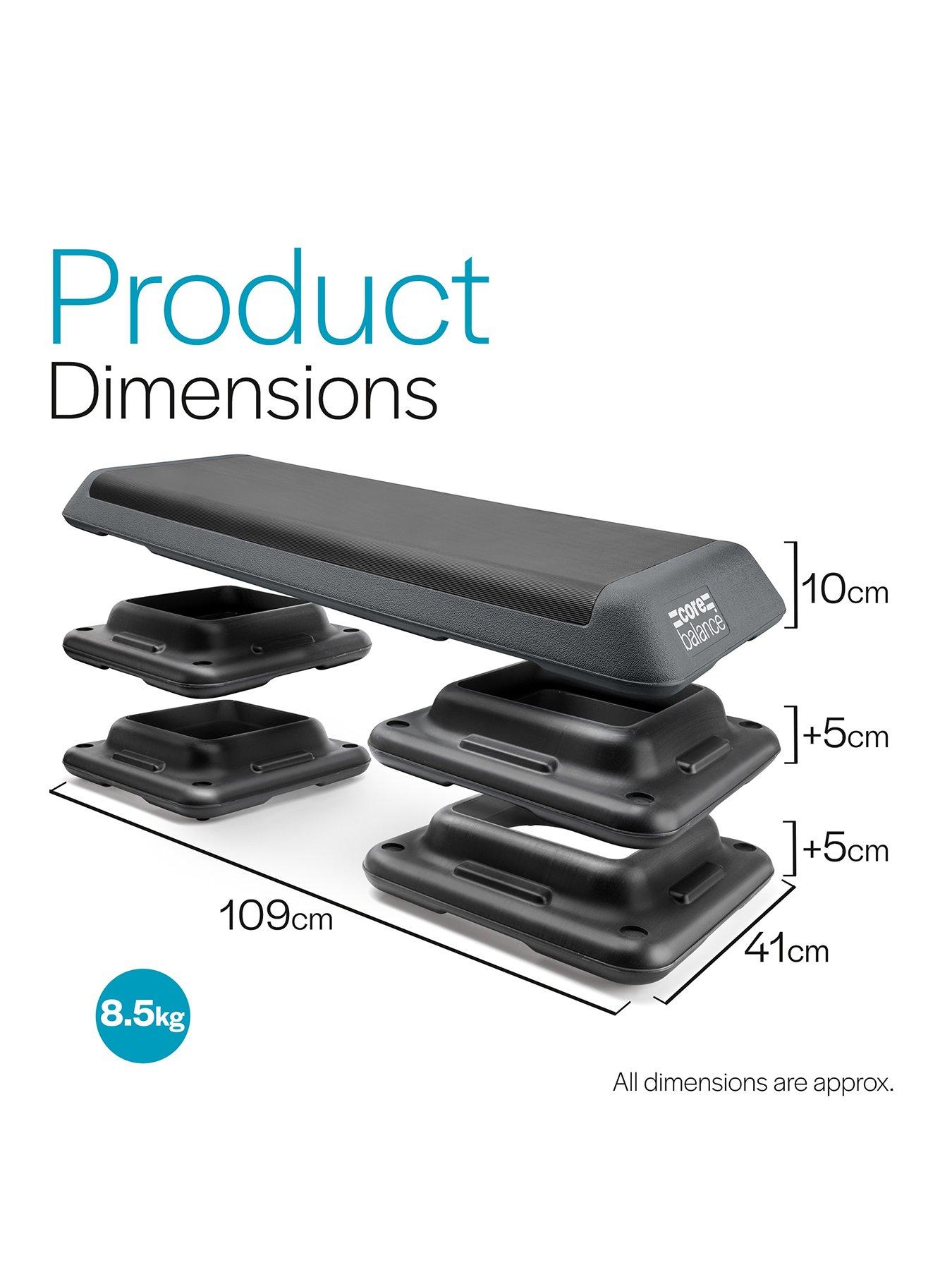 core-balance-grey-studio-aerobic-step-3-levelstillFront