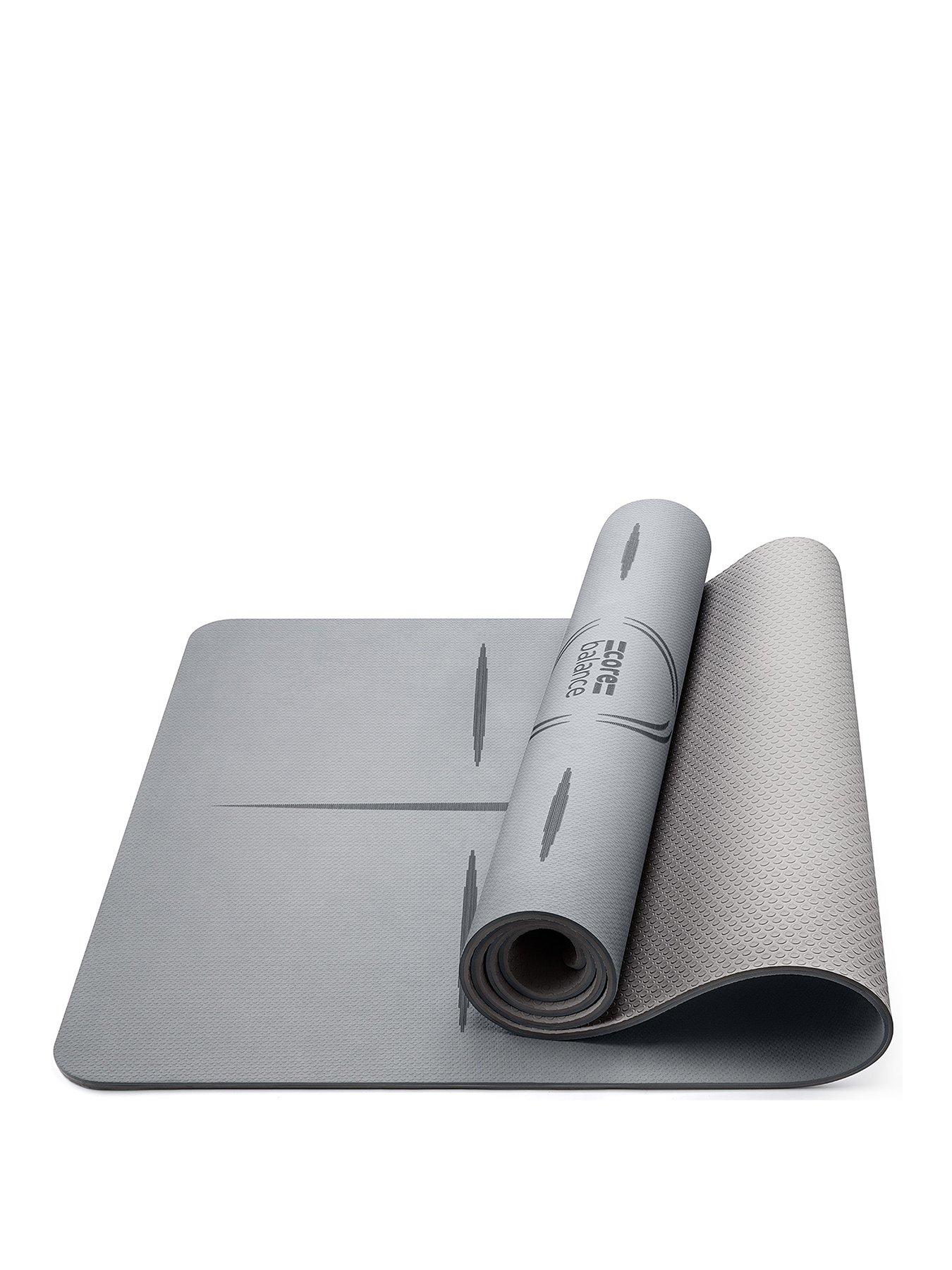 Image of Core Balance TPE Alignment Yoga Mat (Grey)