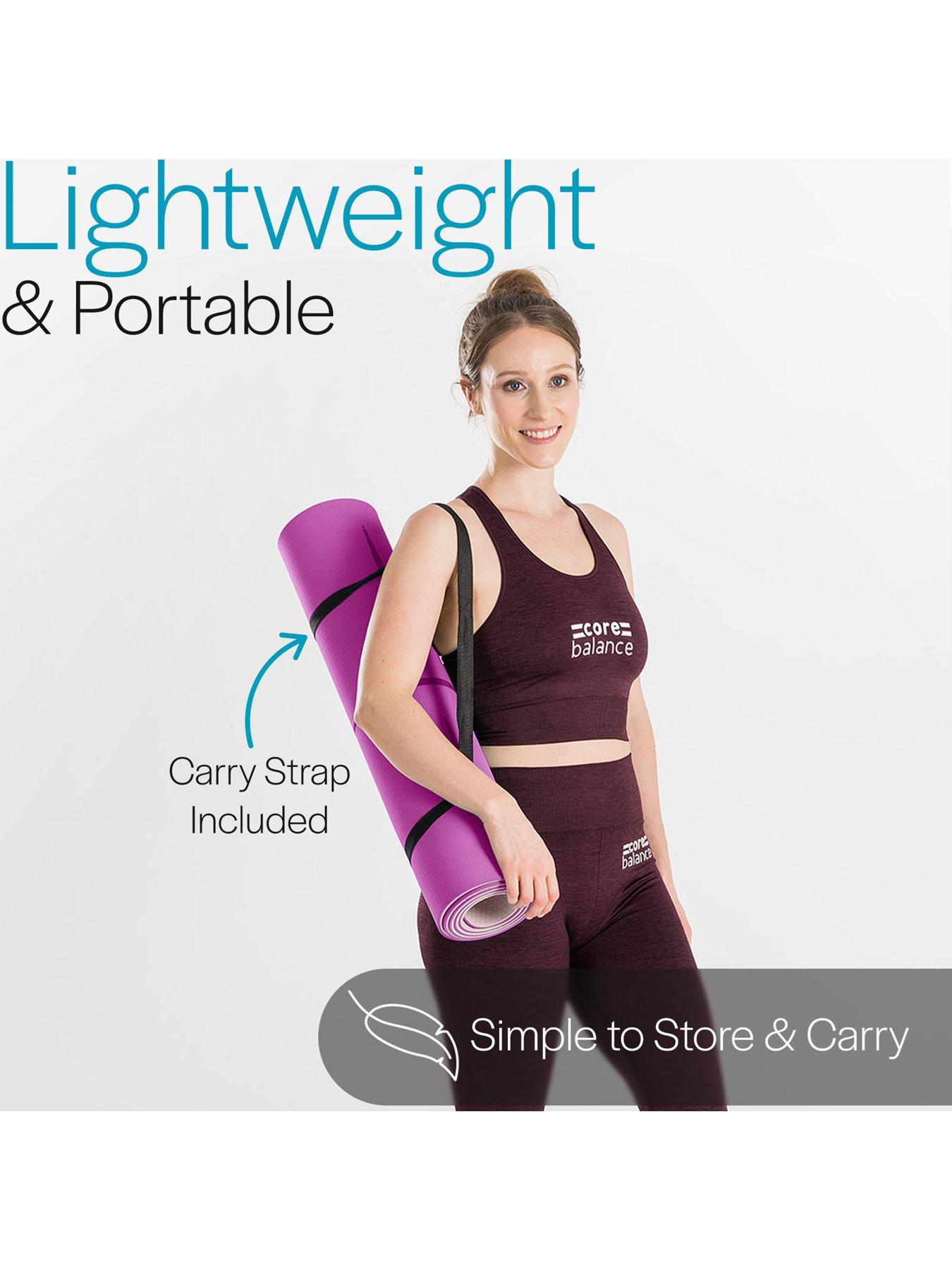 Image 5 of 6 of Core Balance TPE Alignment Yoga Mat (Purple)