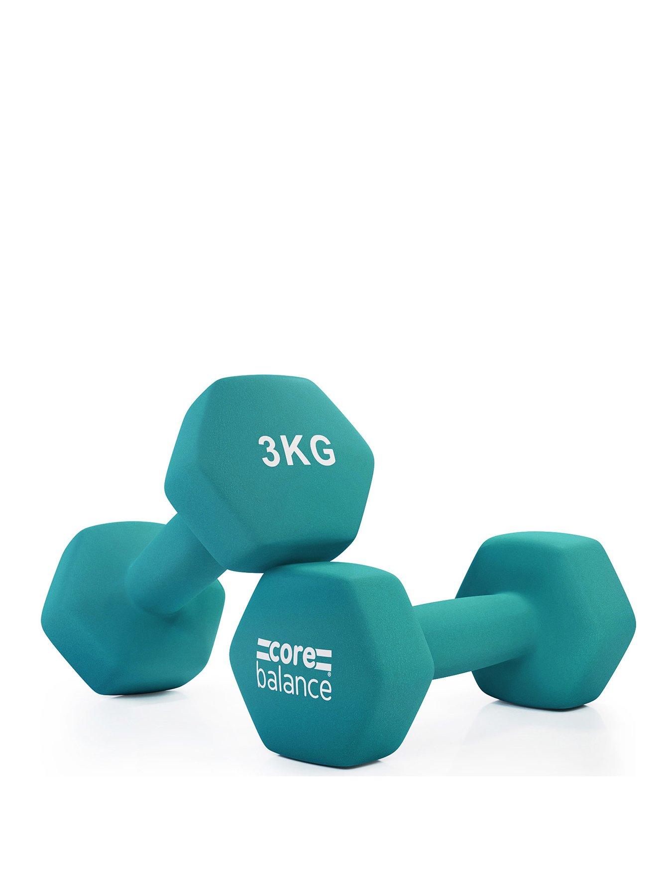 Image 1 of 6 of Core Balance Hex Neoprene Dumbbells (2 x 3kg)