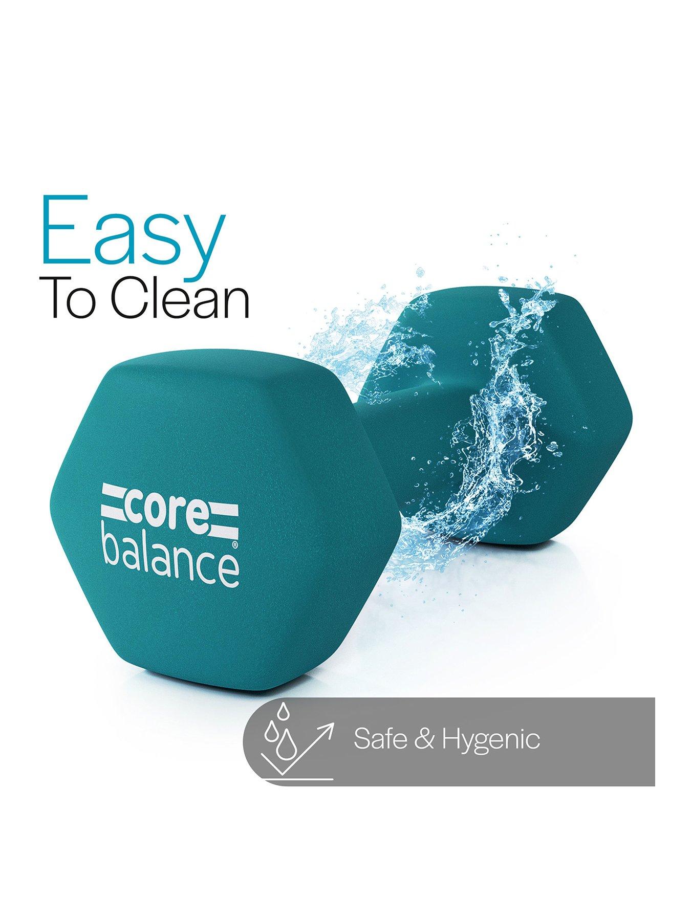 Image 2 of 6 of Core Balance Hex Neoprene Dumbbells (2 x 3kg)