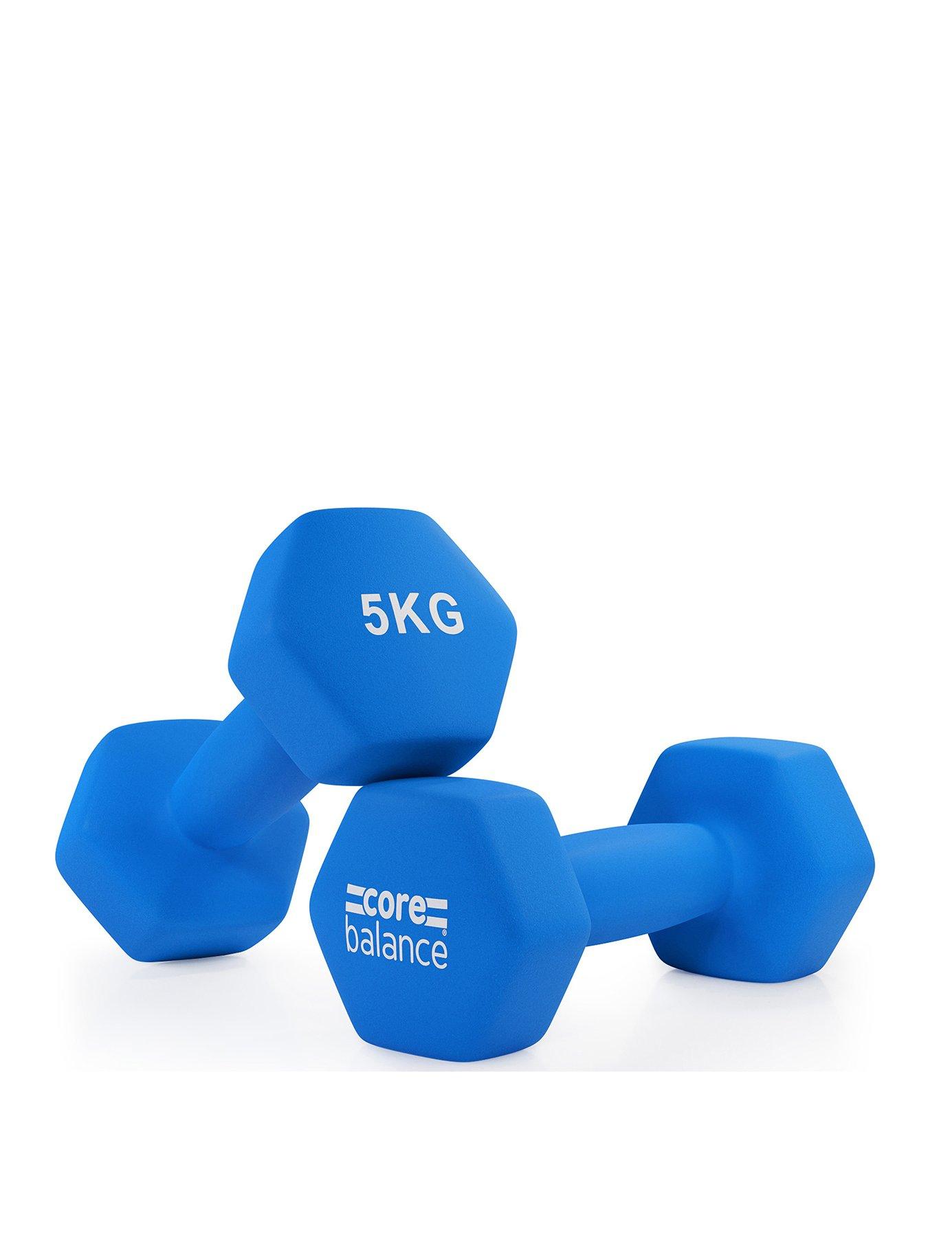 Image 1 of 6 of Core Balance Hex Neoprene Dumbbells (2 x 5kg)