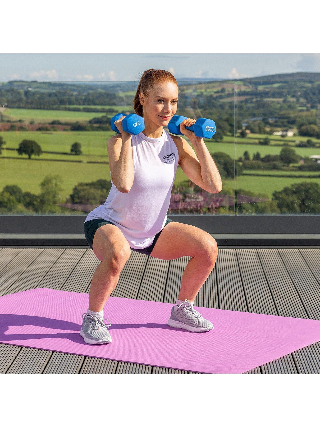 Image 6 of 6 of Core Balance Hex Neoprene Dumbbells (2 x 5kg)