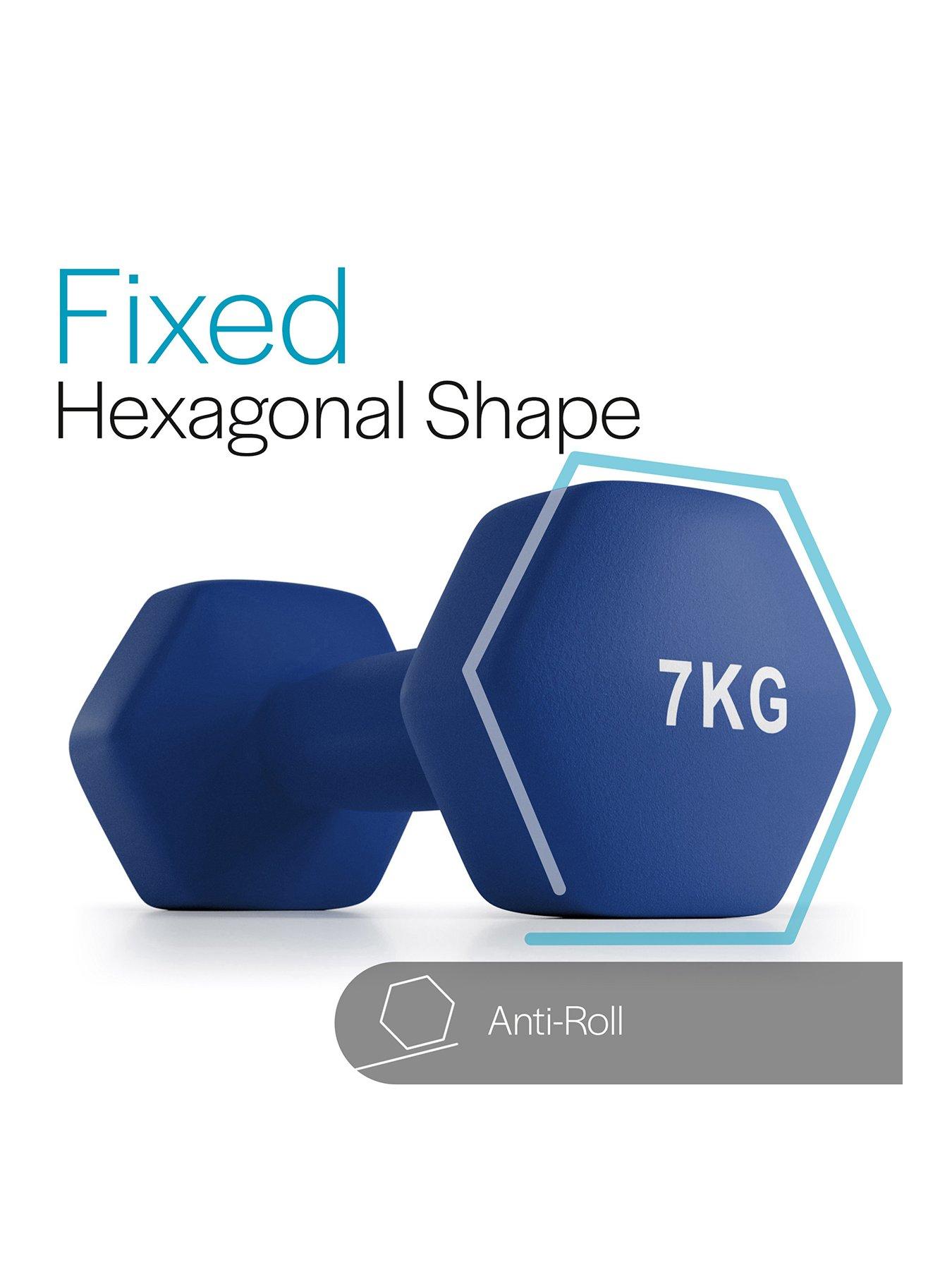 core-balance-hex-neoprene-dumbbells-2-x-7kgstillFront