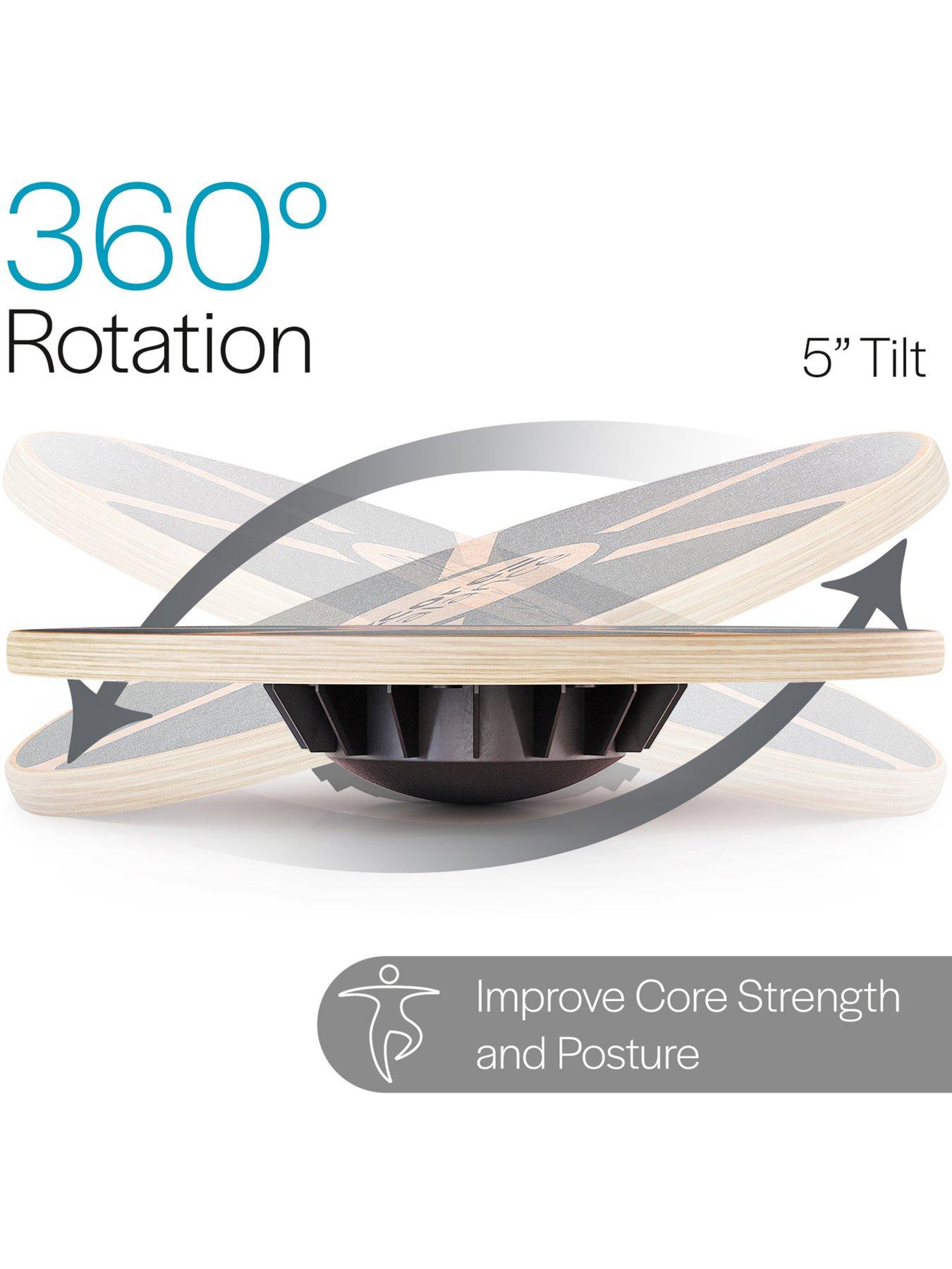 Image 4 of 6 of Core Balance Wooden Balance Board - Grey