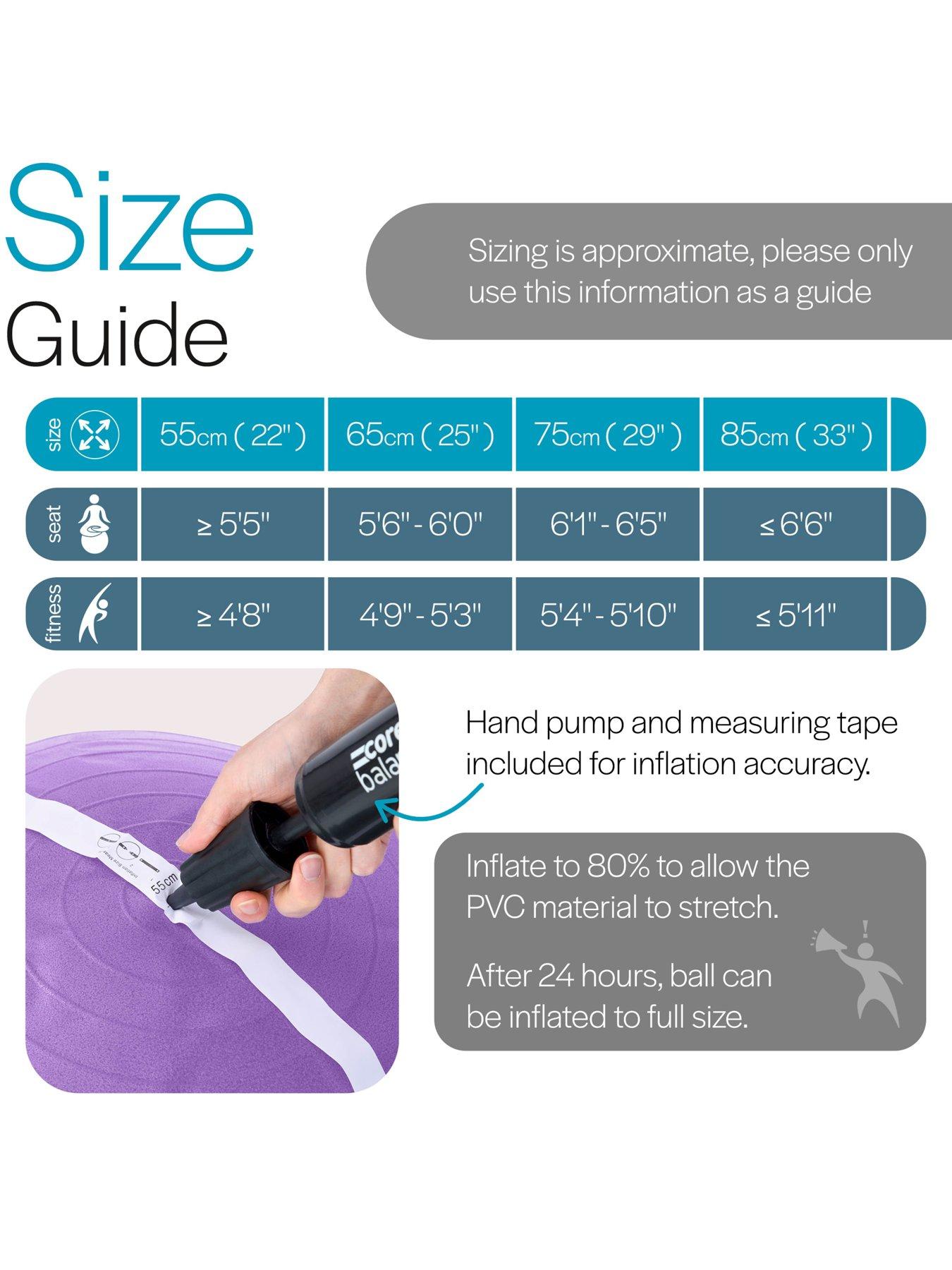 Image 4 of 6 of Core Balance Purple Pregnancy Ball (65cm)
