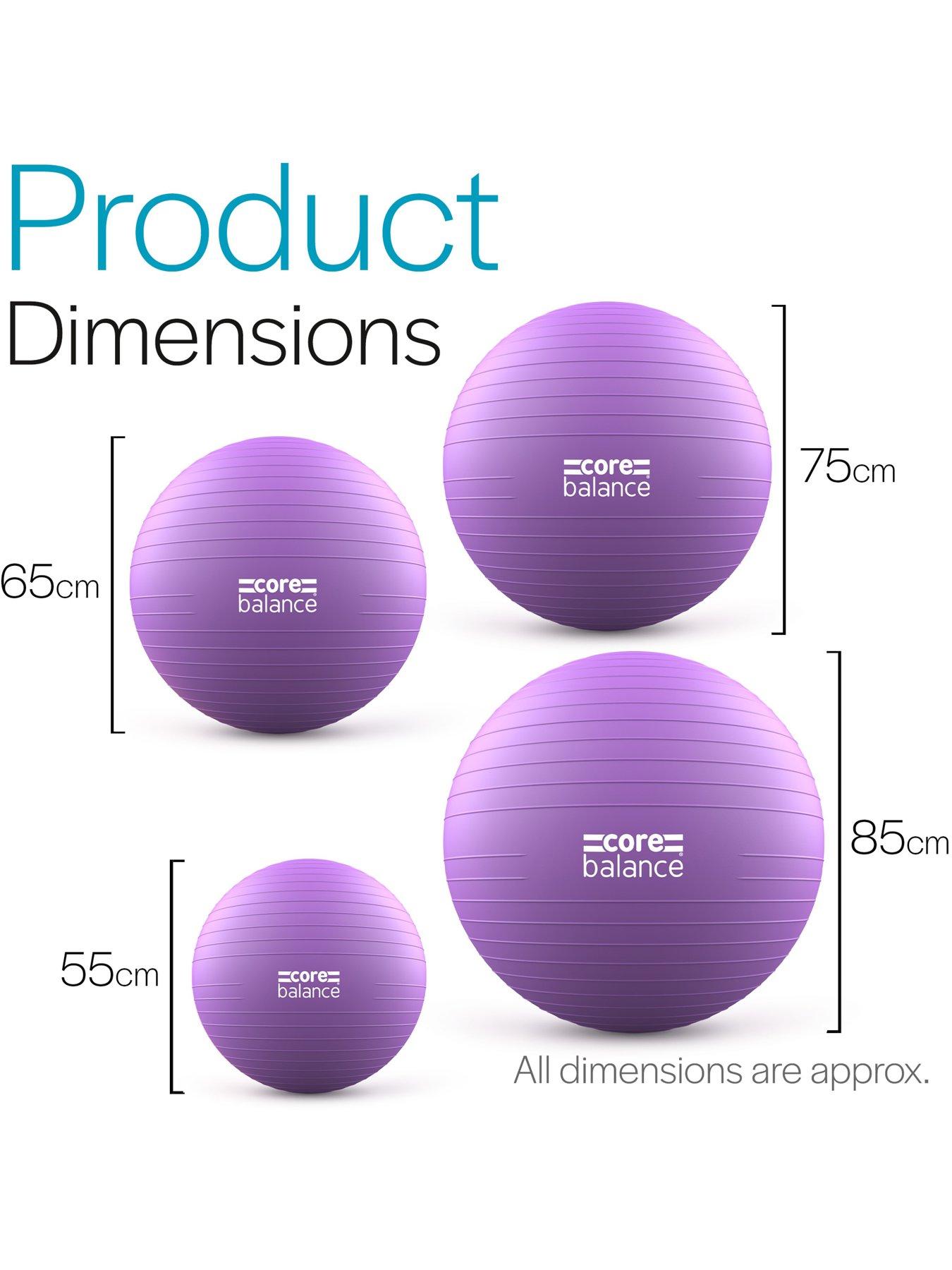 Image 5 of 6 of Core Balance Purple Pregnancy Ball (65cm)