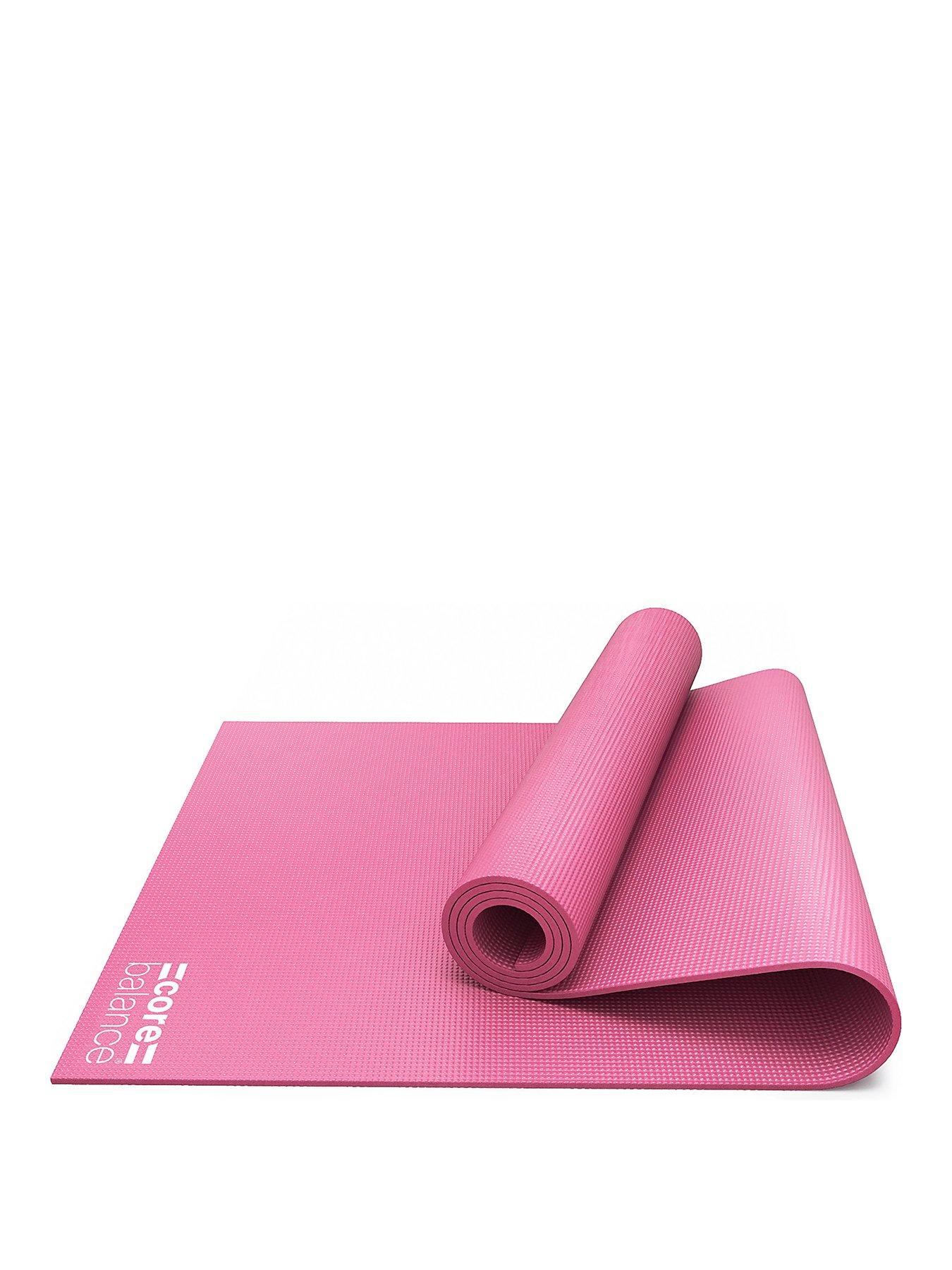 Image of Core Balance Pink PVC Yoga Mat (6mm Thick)