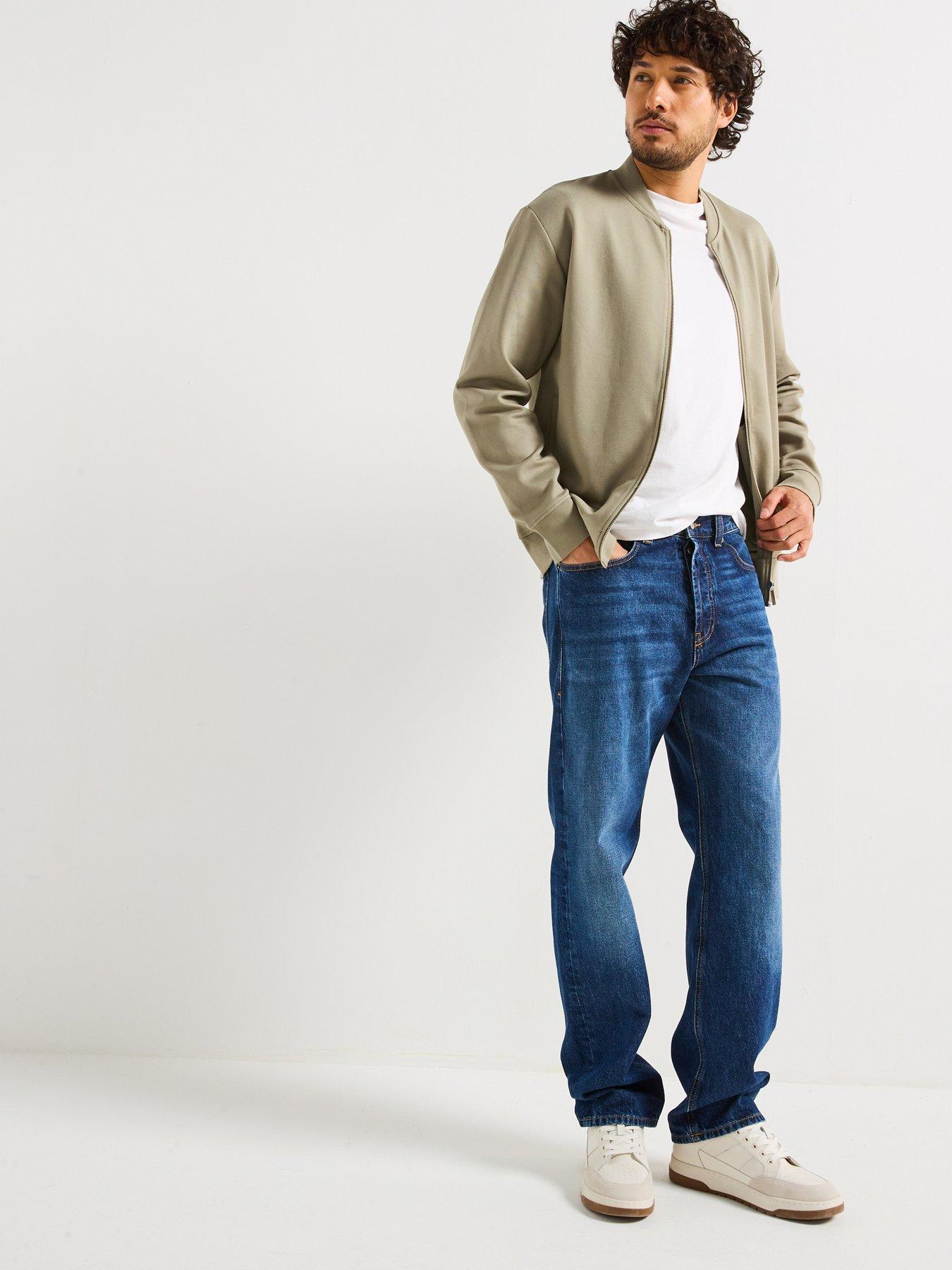 Image 3 of 4 of Selected Homme Mack Sweat Bomber - Light Khaki