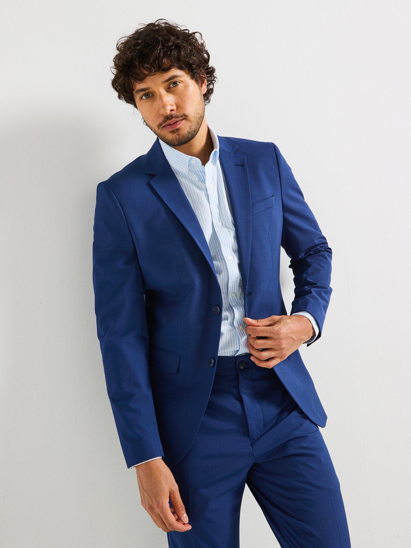 Selected Homme Slim Fit Liam Flex Blazer - Blue