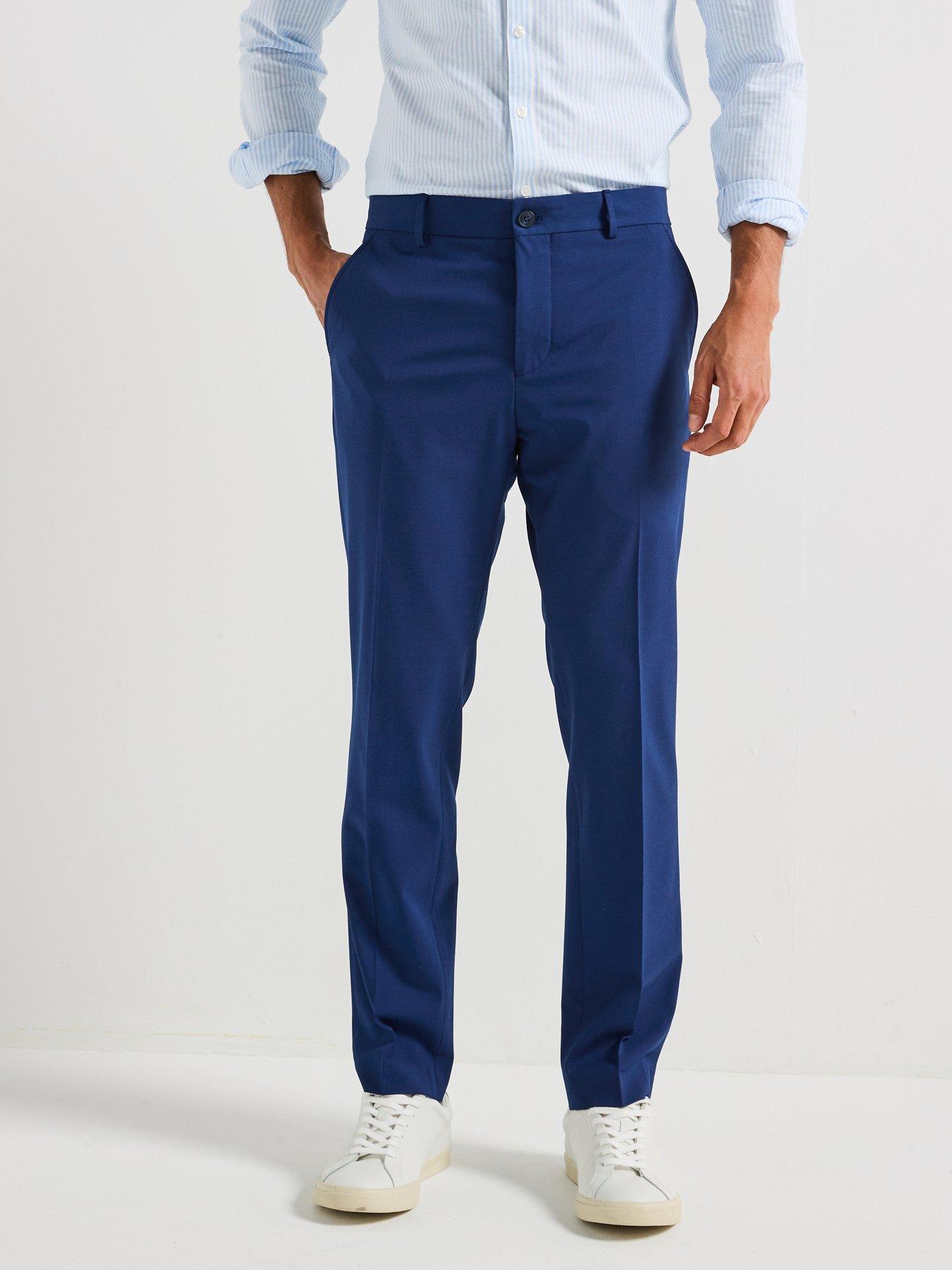 Selected Homme Slim Fit Liam Flex Suit Trousers - Blue