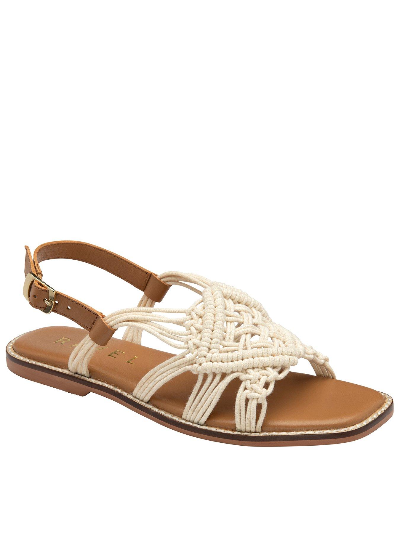 Image 1 of 4 of Ravel Elrig Flat Sandals - Cream