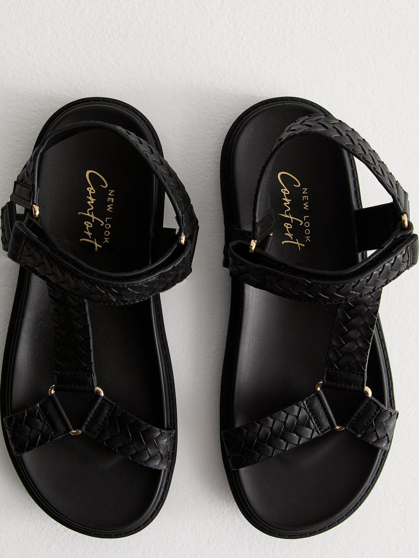 new-look-black-woven-strap-sandalsoutfit