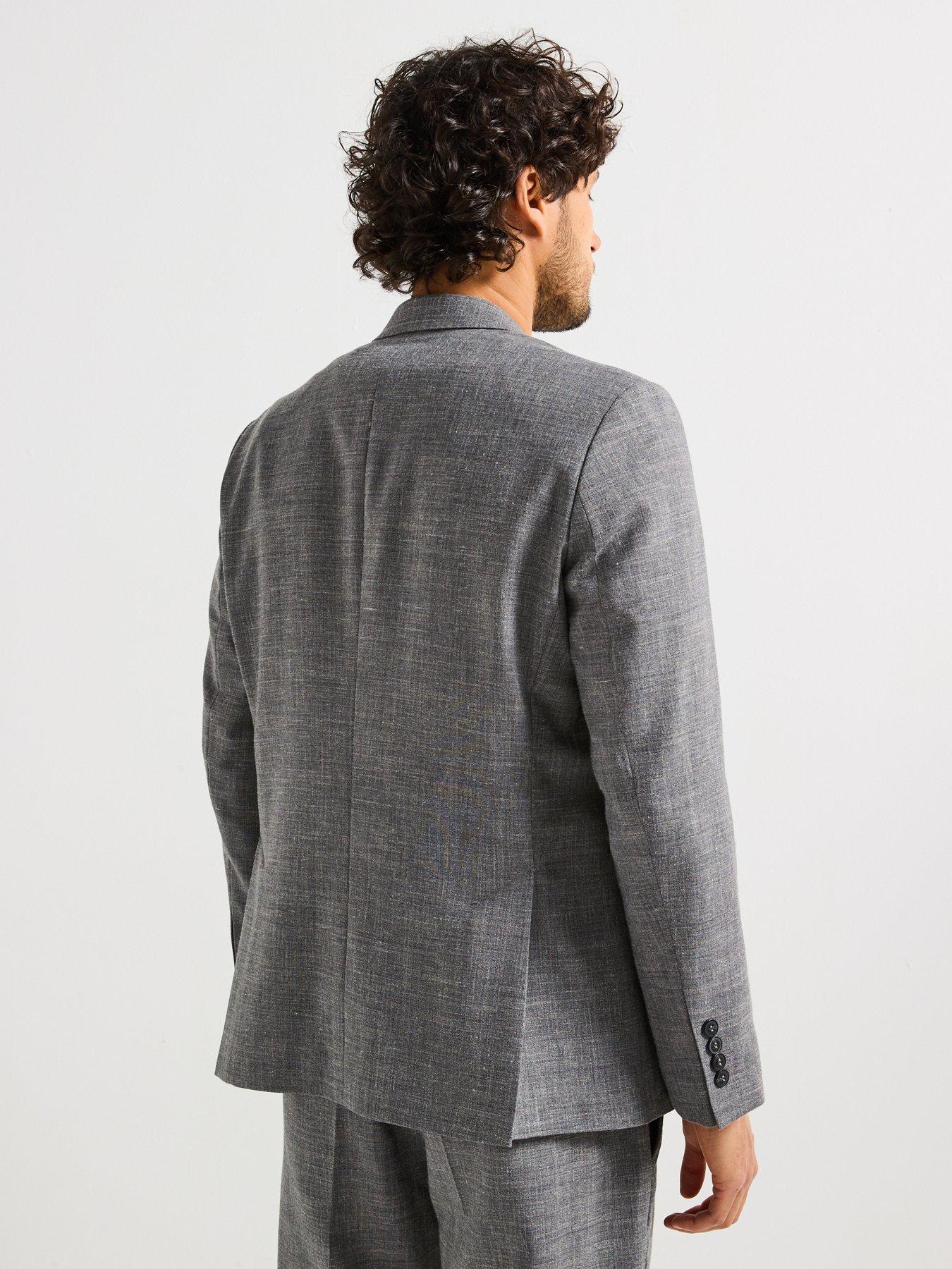 Image 2 of 5 of Selected Homme Regular Fit Oasis Blazer - Grey
