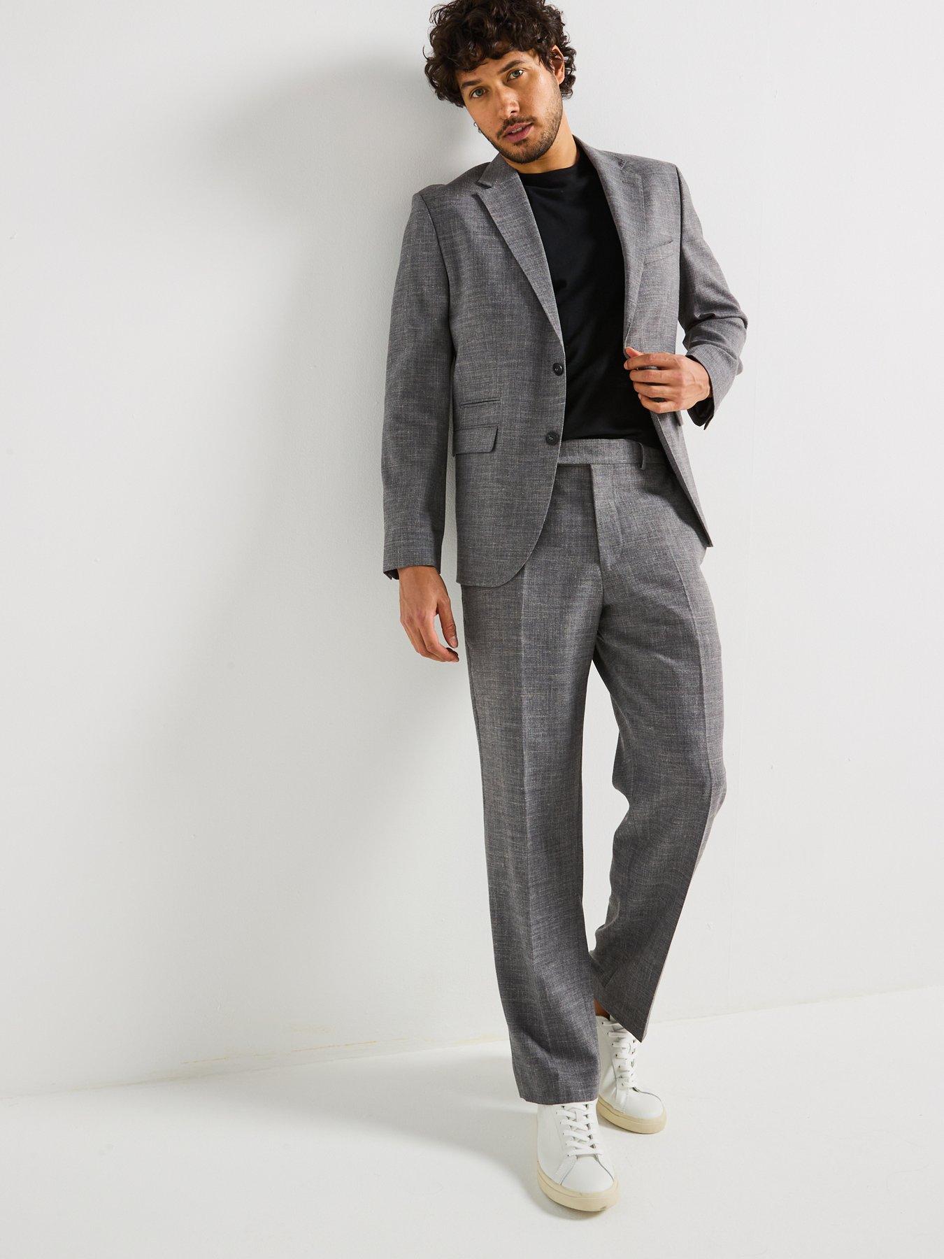 Image 3 of 5 of Selected Homme Regular Fit Oasis Blazer - Grey