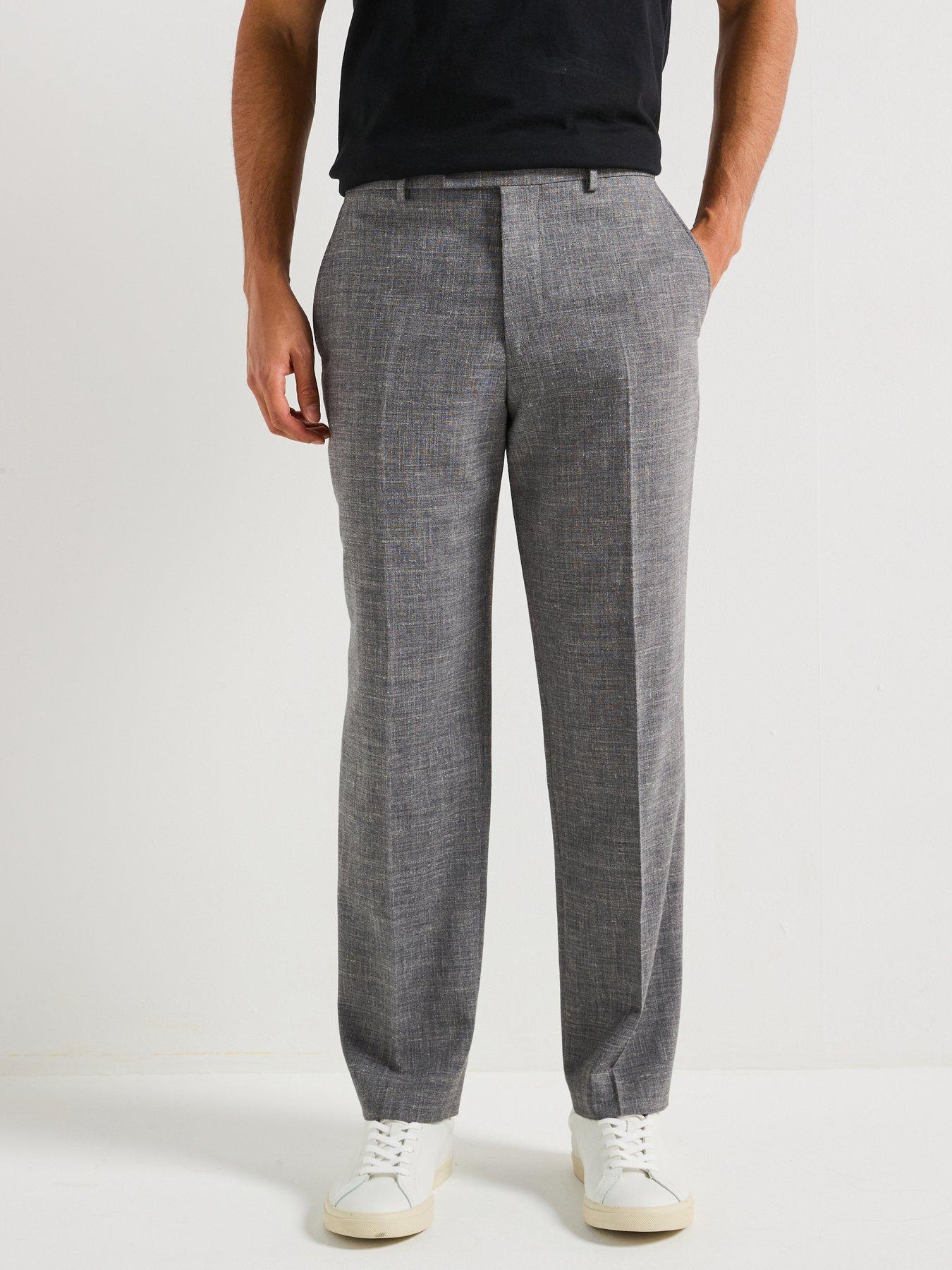 Selected Homme Regular Fit Oasis Trousers - Grey