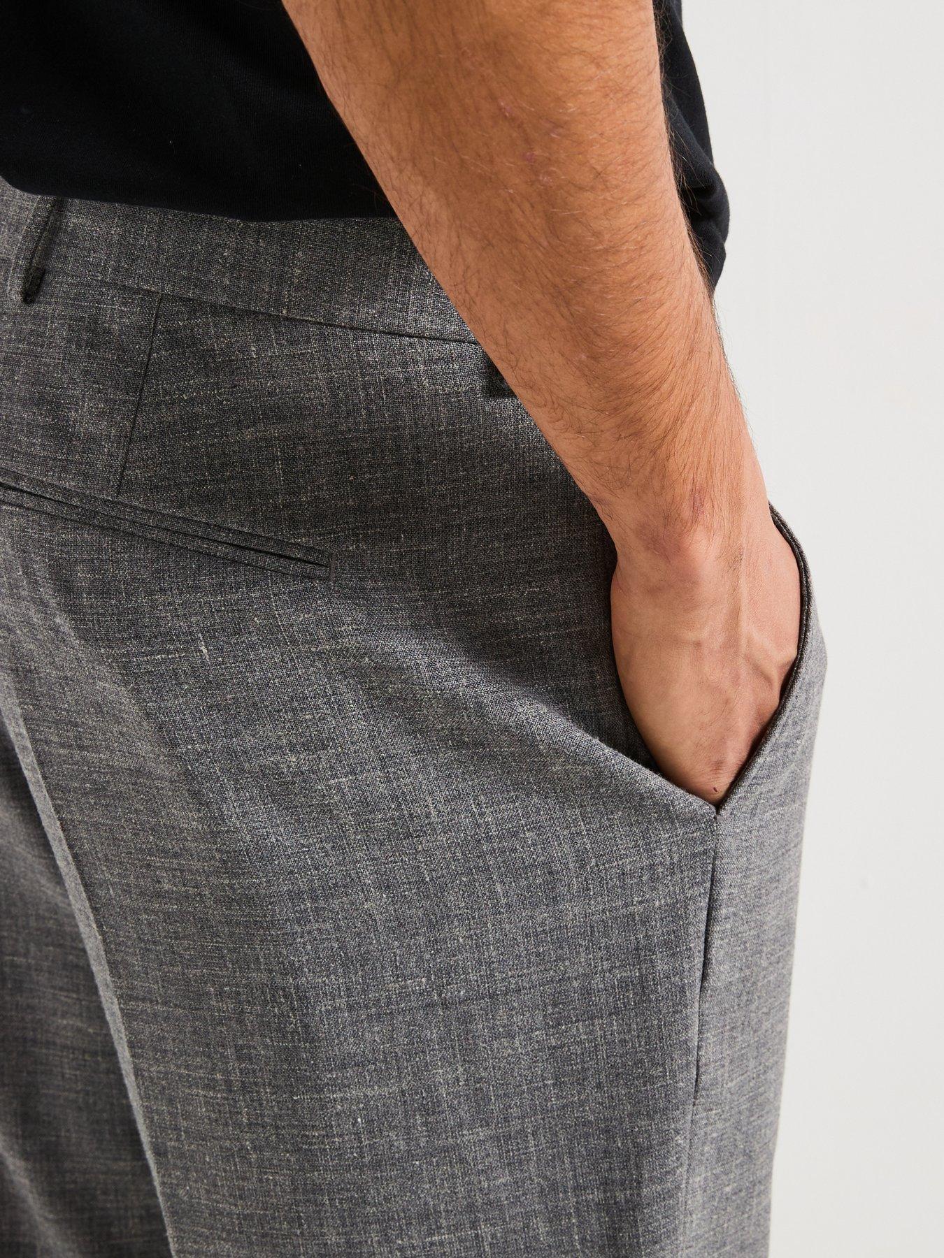 selected-homme-regular-fit-oasis-trousers-greyoutfit