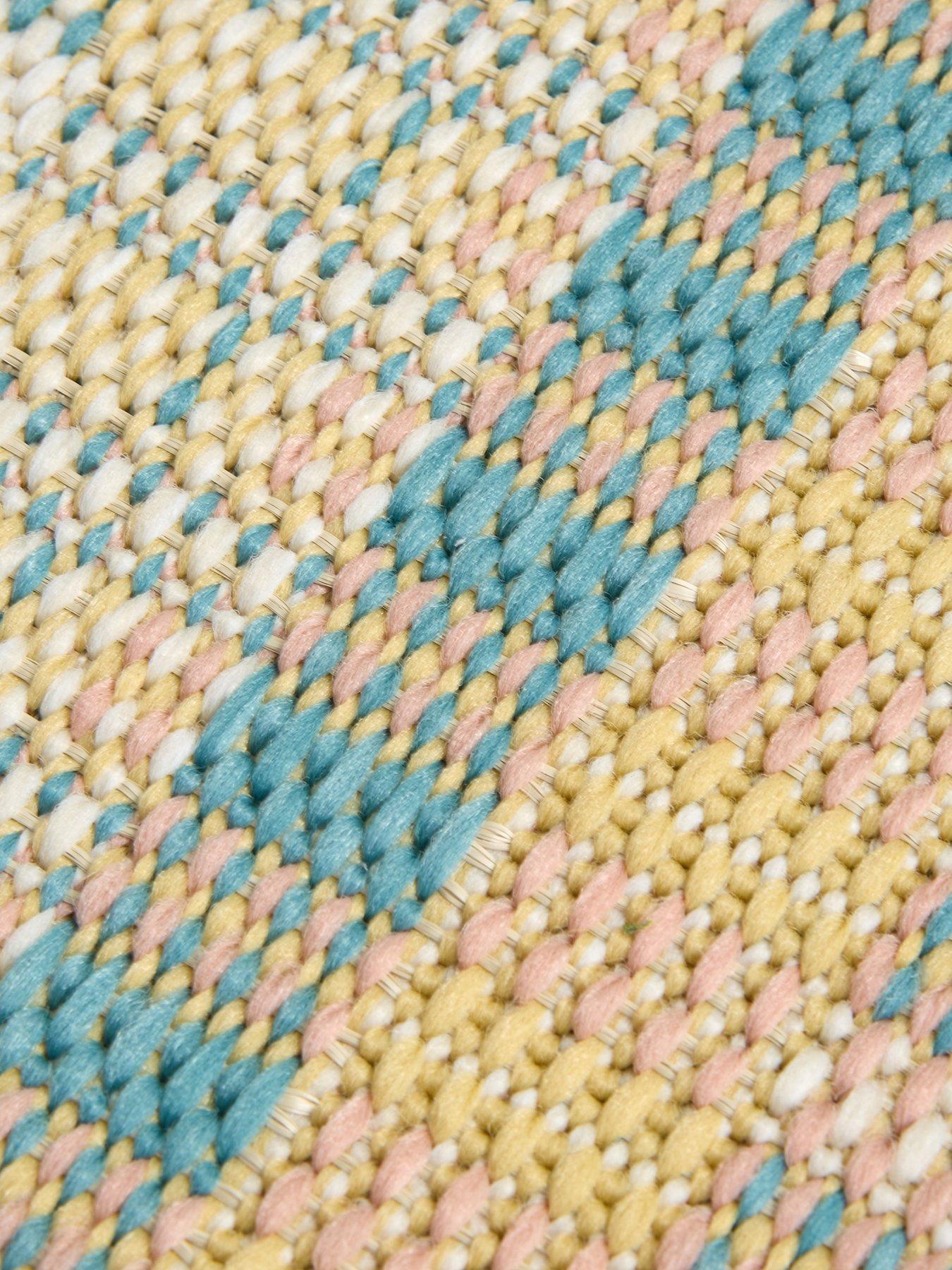 Image 3 of 5 of The Very Collection Cosmos Stripe Indoor/Outdoor Rug - Multi