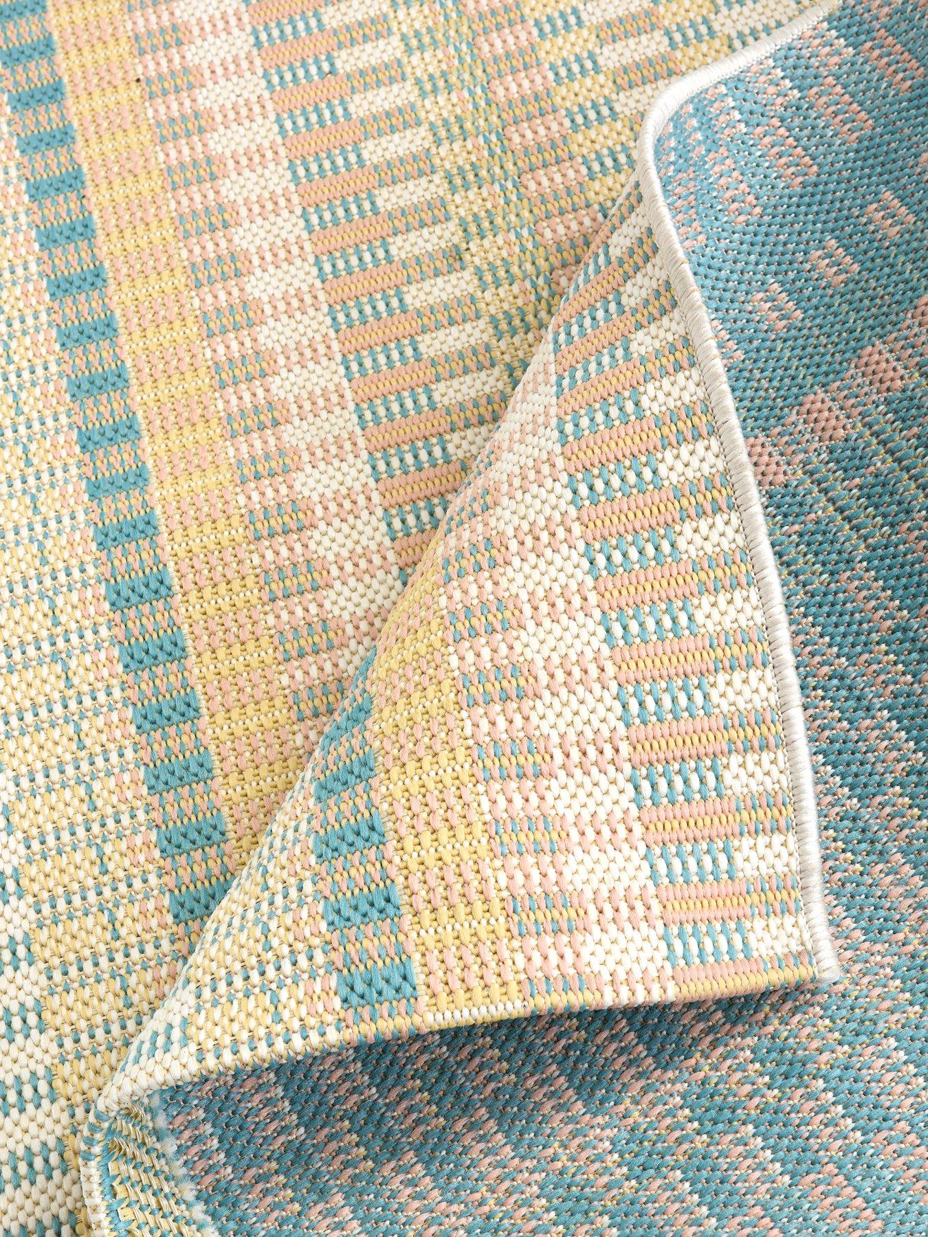 Image 4 of 5 of The Very Collection Cosmos Stripe Indoor/Outdoor Rug - Multi