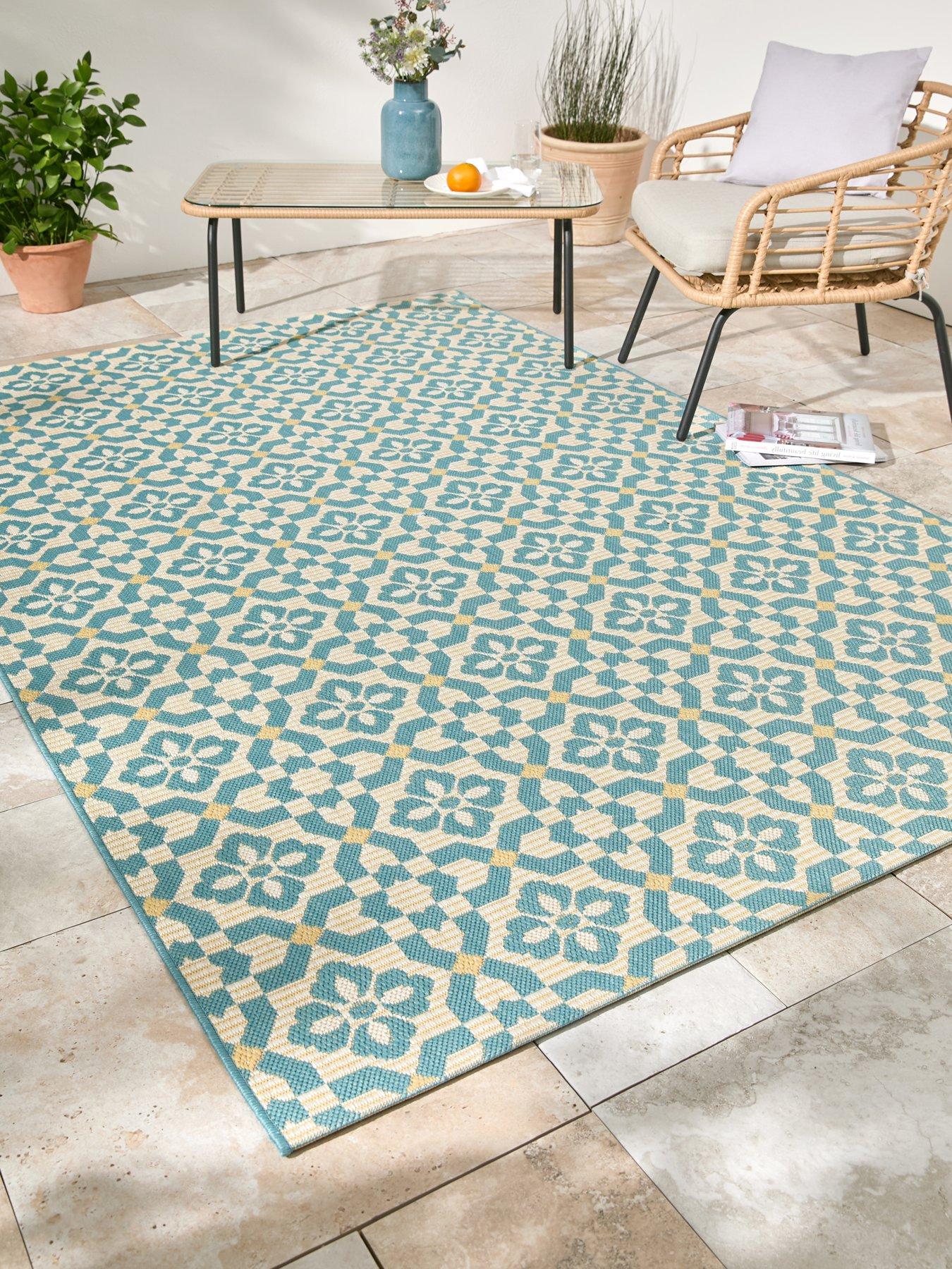 The Very Collection Cosmos Tile Indoor/Outdoor Rug