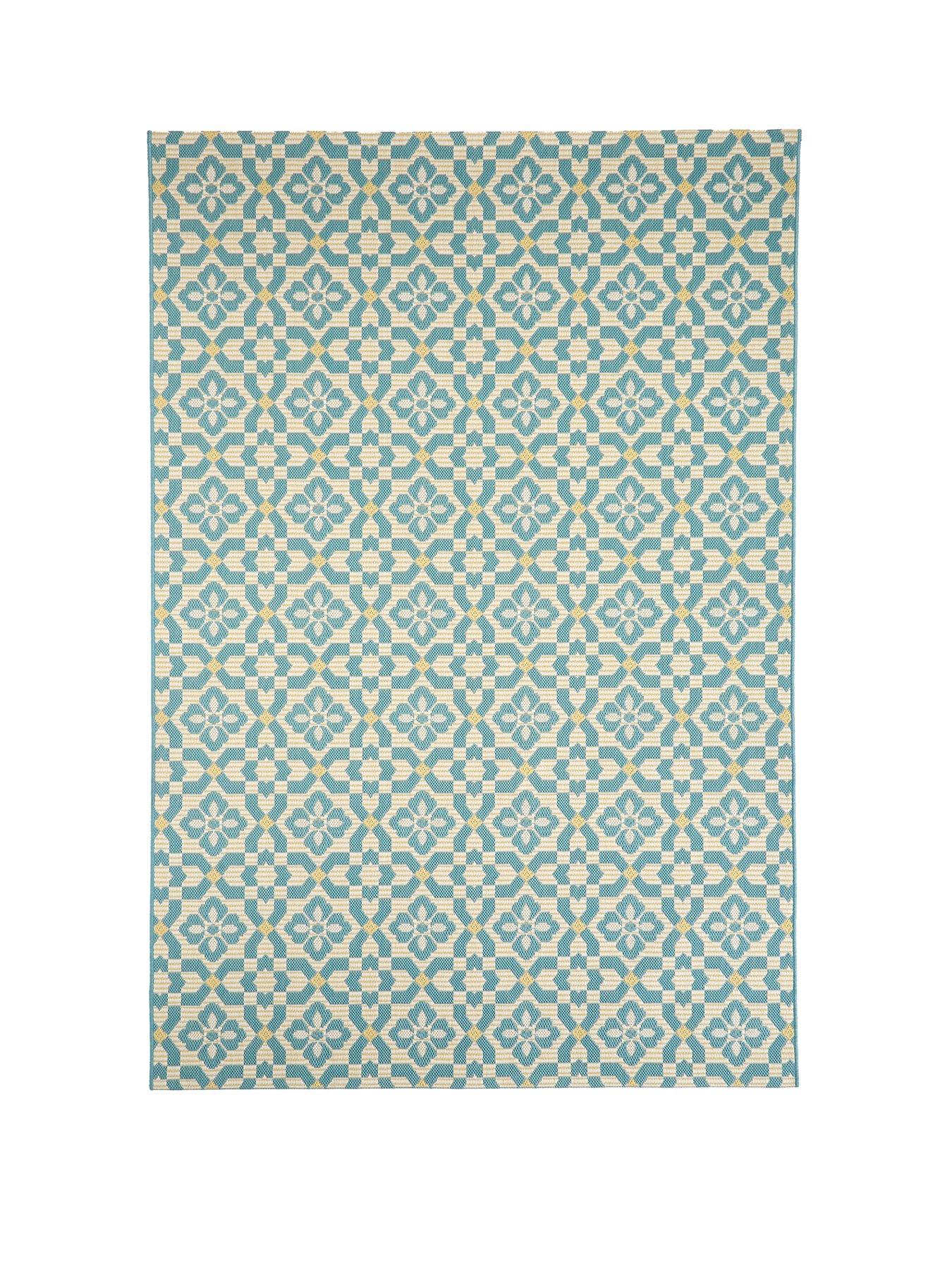 Image 2 of 5 of The Very Collection Cosmos Tile Indoor/Outdoor Rug