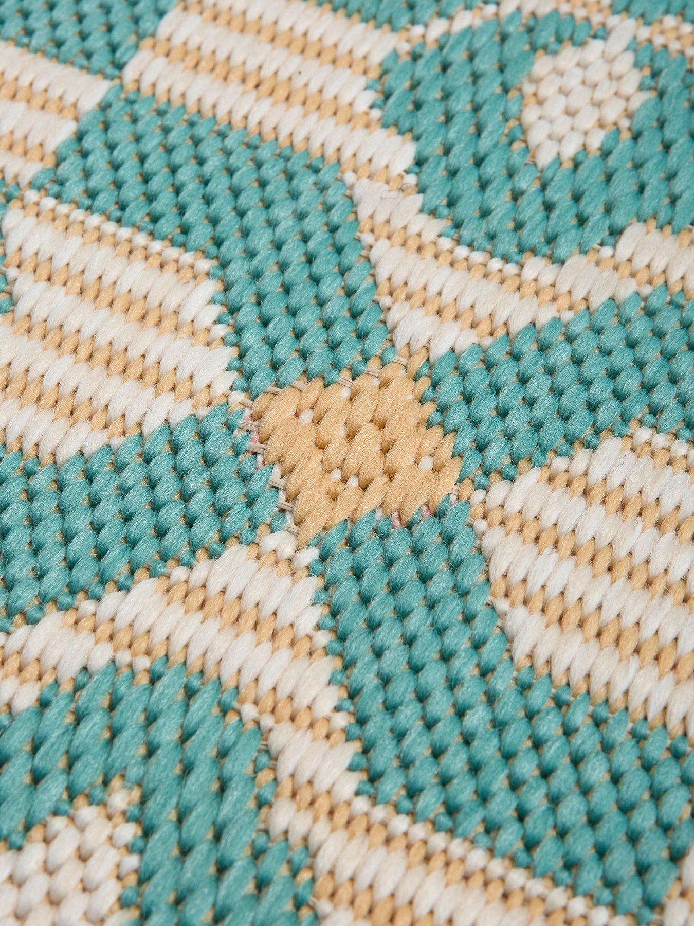 Image 3 of 5 of The Very Collection Cosmos Tile Indoor/Outdoor Rug