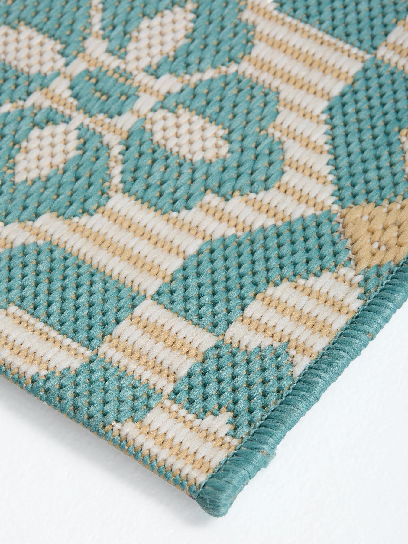Image 5 of 5 of The Very Collection Cosmos Tile Indoor/Outdoor Rug