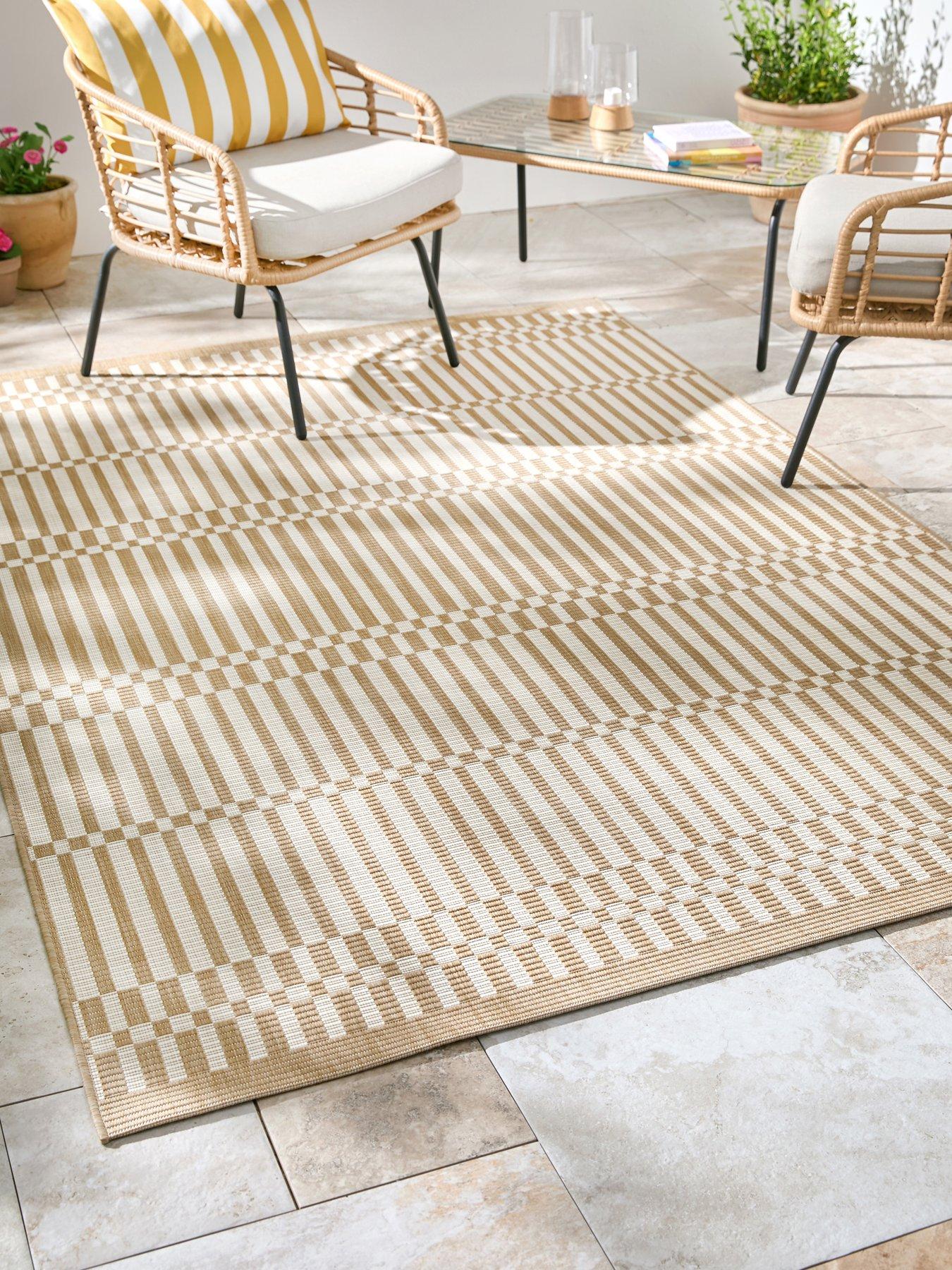 The Very Collection Element Textured Indoor/Outdoor Rug - Natural