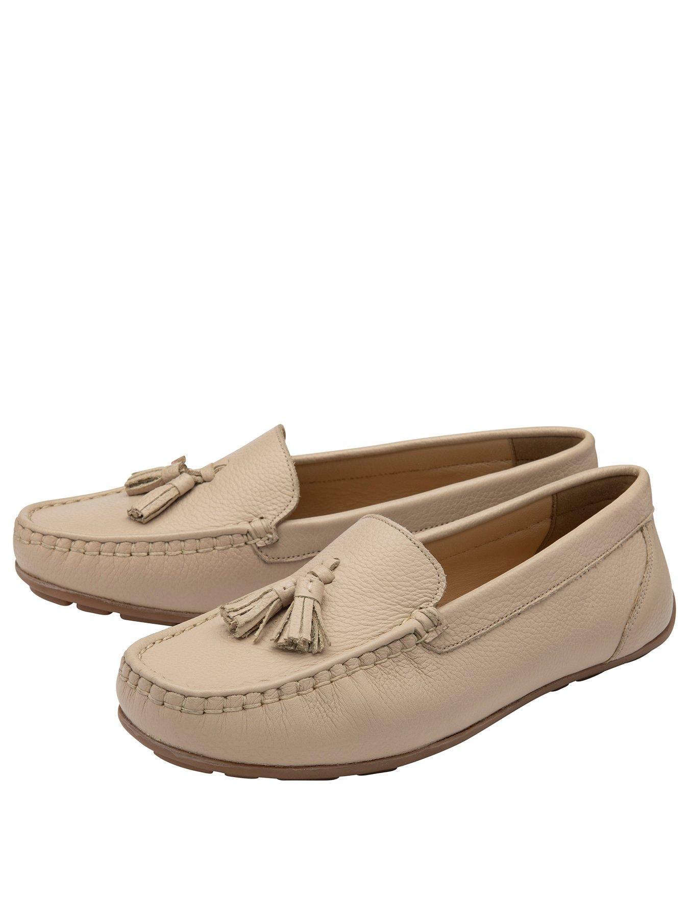 Image 2 of 4 of Ravel Bute Loafers - Beige Leather