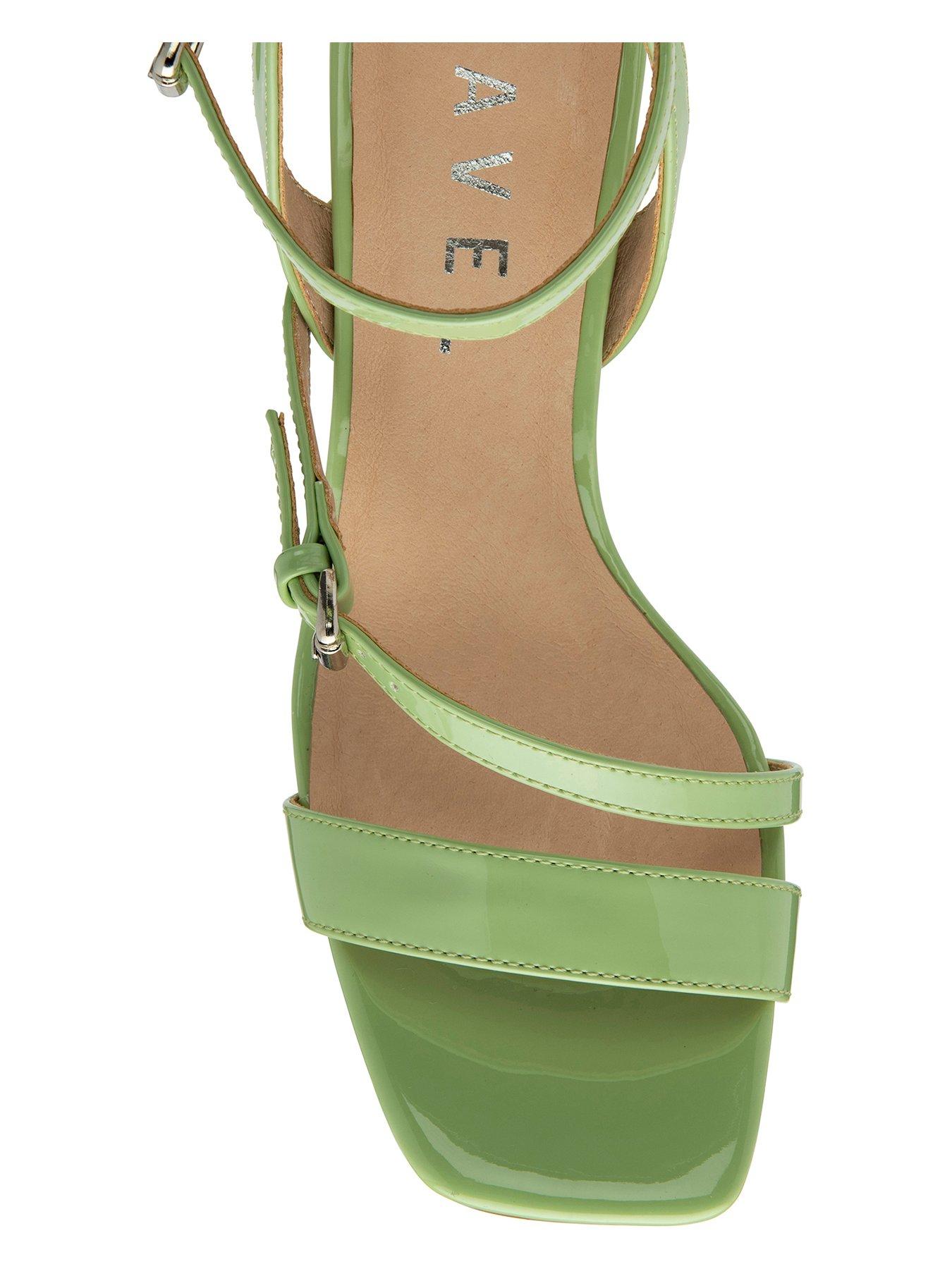 Image 4 of 4 of Ravel Arten Heeled Sandals - Lime