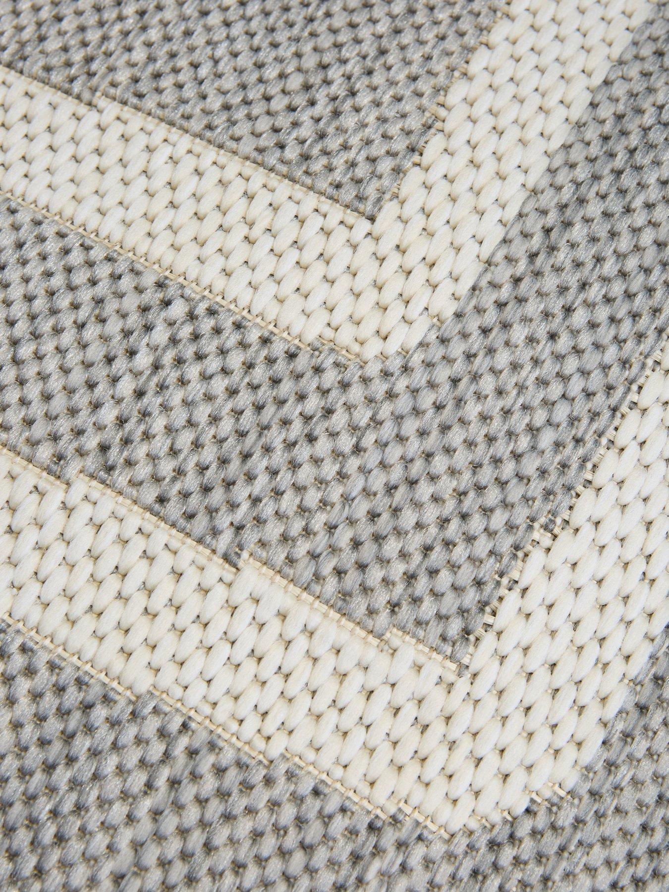 Image 3 of 5 of The Very Collection Element Patches Indoor/Outdoor Rug - Grey