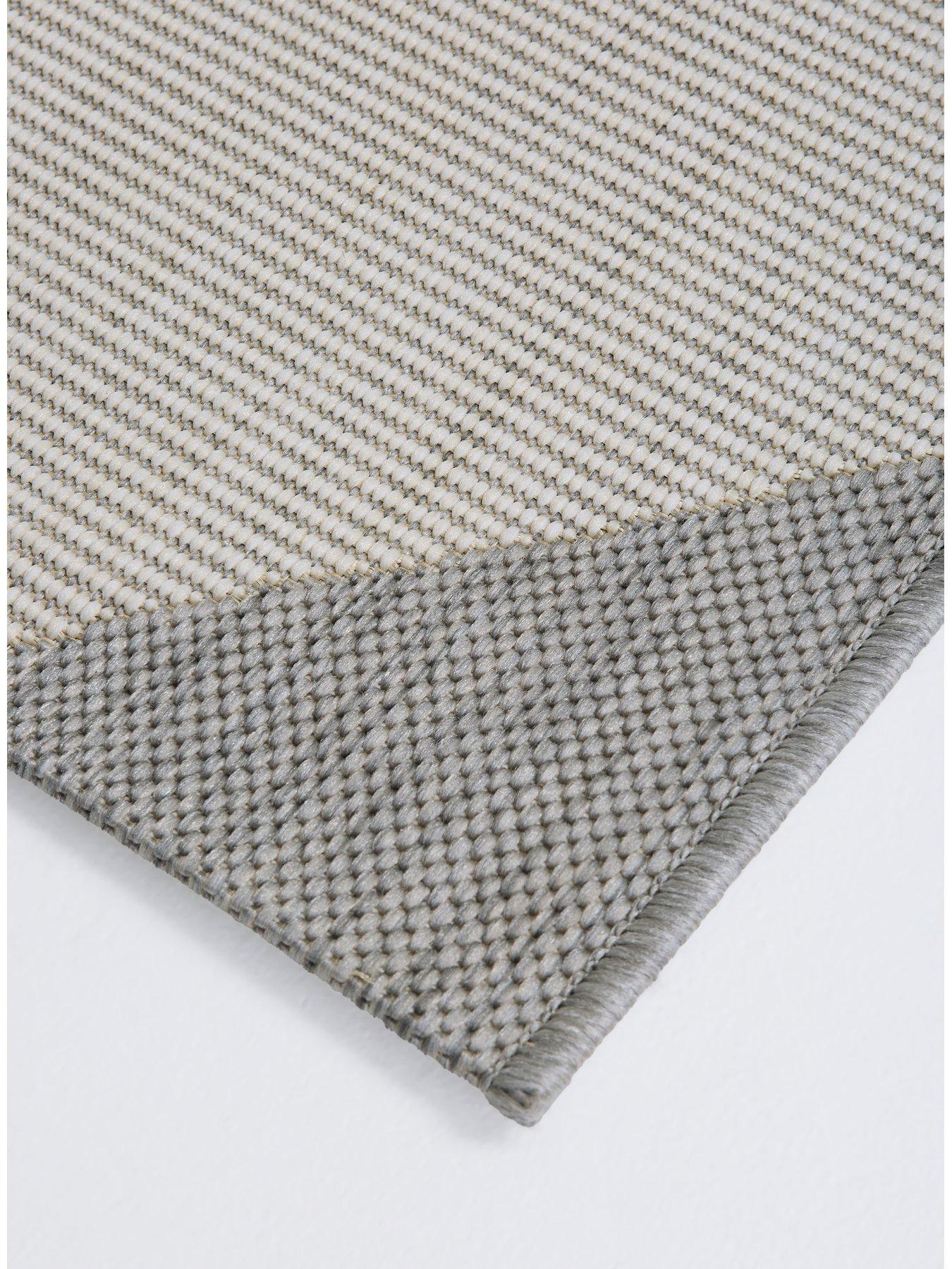 Image 5 of 5 of The Very Collection Element Diamonds Indoor/Outdoor Rug - Grey/White