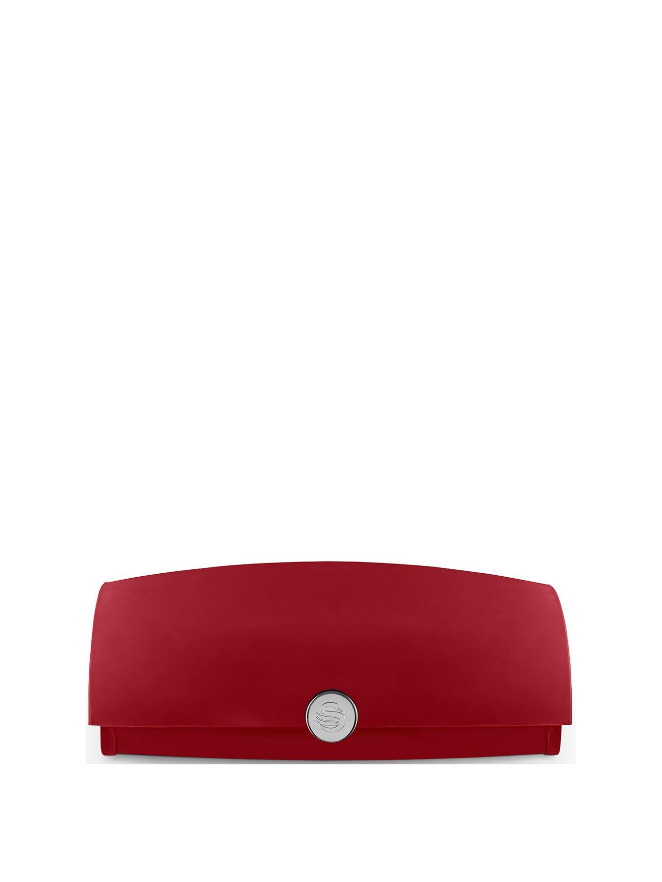 undefined Townhouse Bread Bin - Red