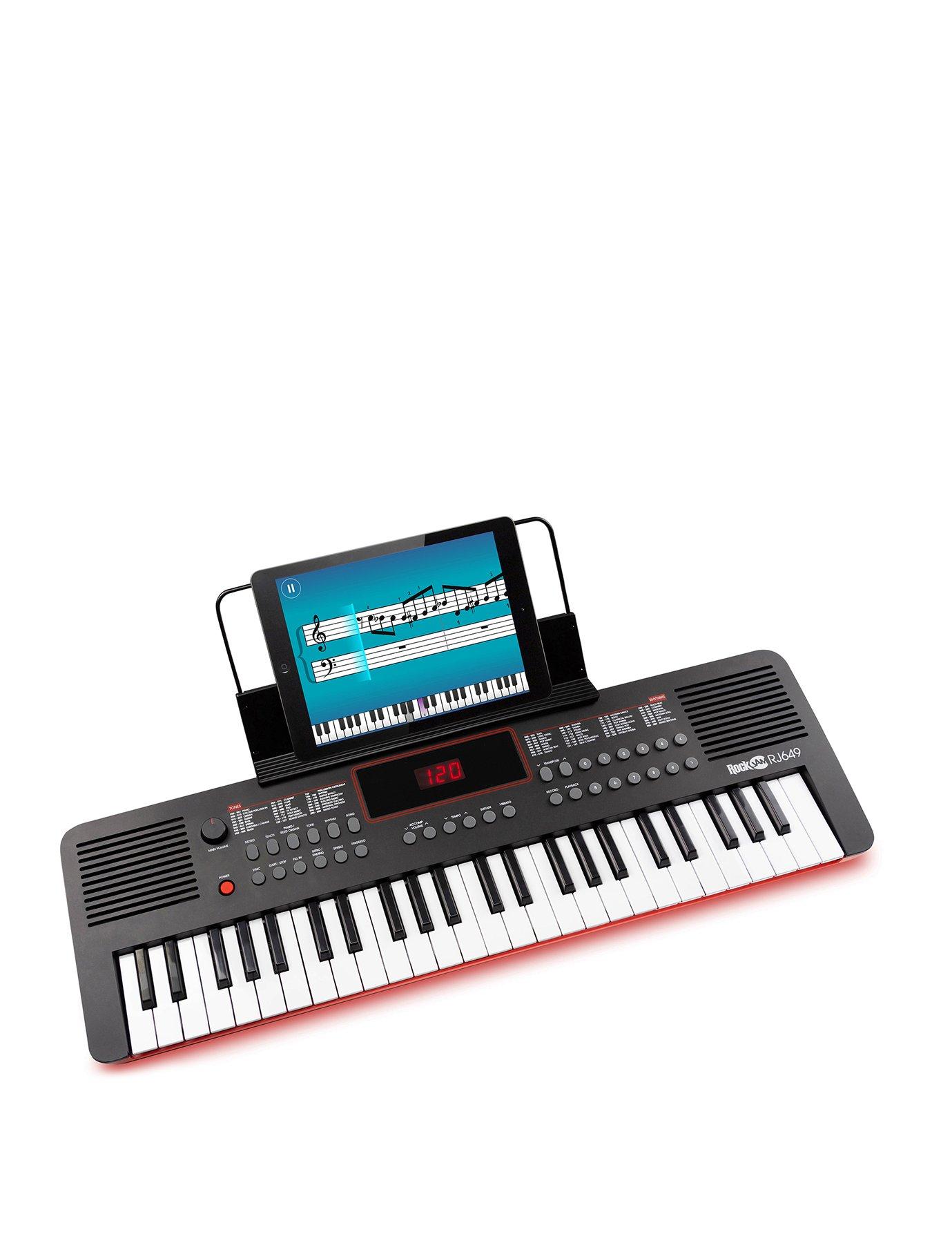 Image 1 of 7 of RockJam Rock 49 Key Keyboard Piano with USB Midi & Lessons