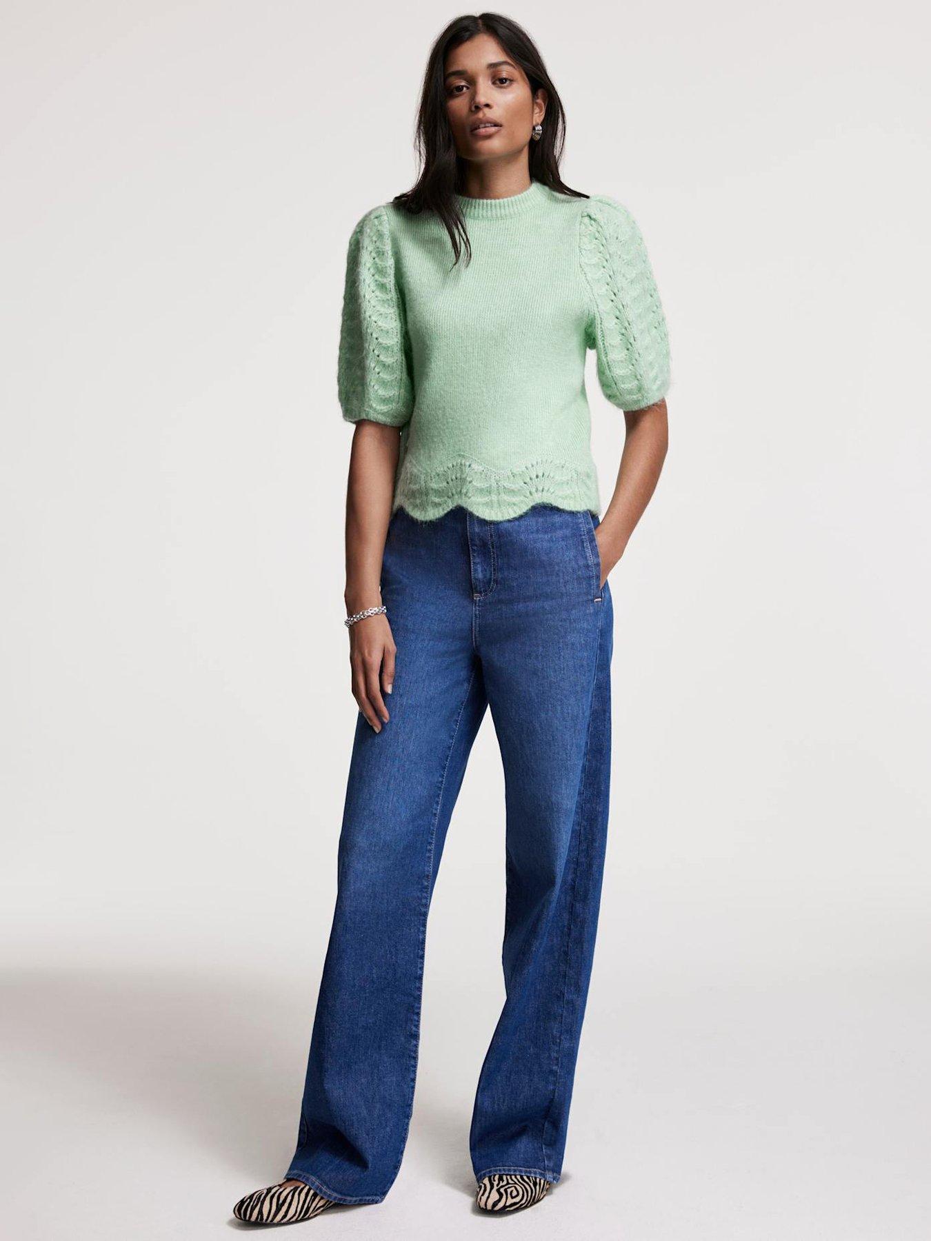 mint-velvet-stitch-sleeve-knit-top-greenback
